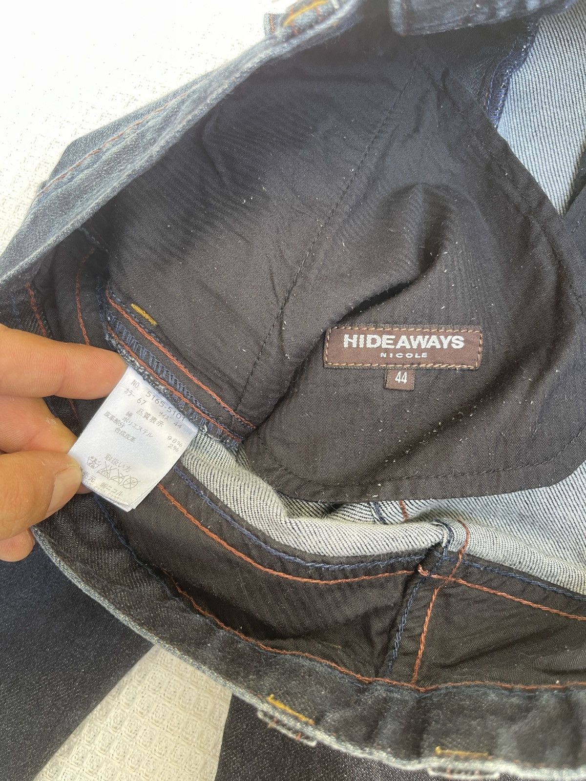 Nicole Club Rare🔥Hideaway Nicole Club Jeans inspired by Number Nine,Ppfm Size US 31 - 7 Thumbnail
