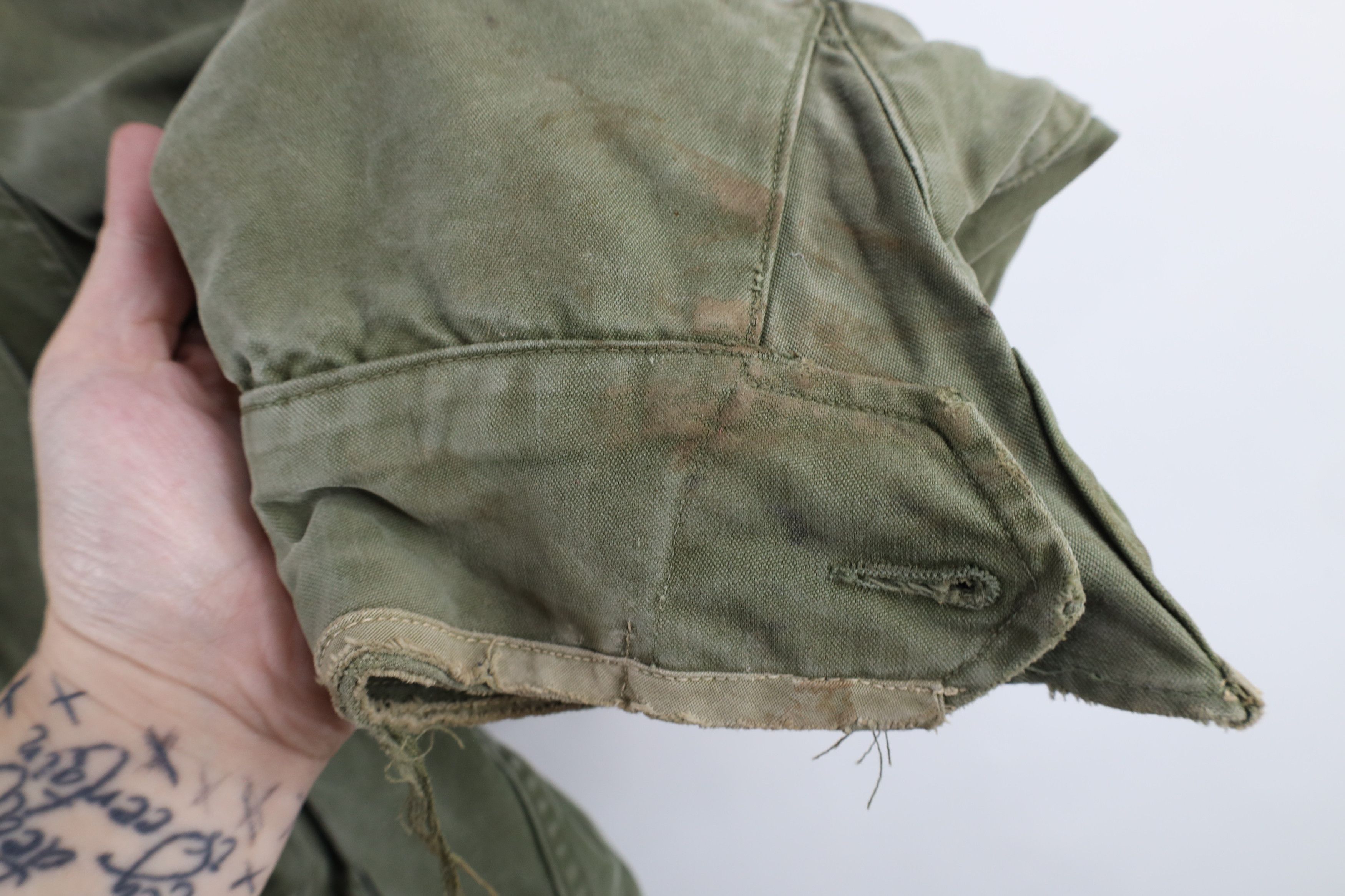 Vintage Vintage 50s Korean War M-1951 Field Shell Jacket Green USA Size US M / EU 48-50 / 2 - 7 Thumbnail