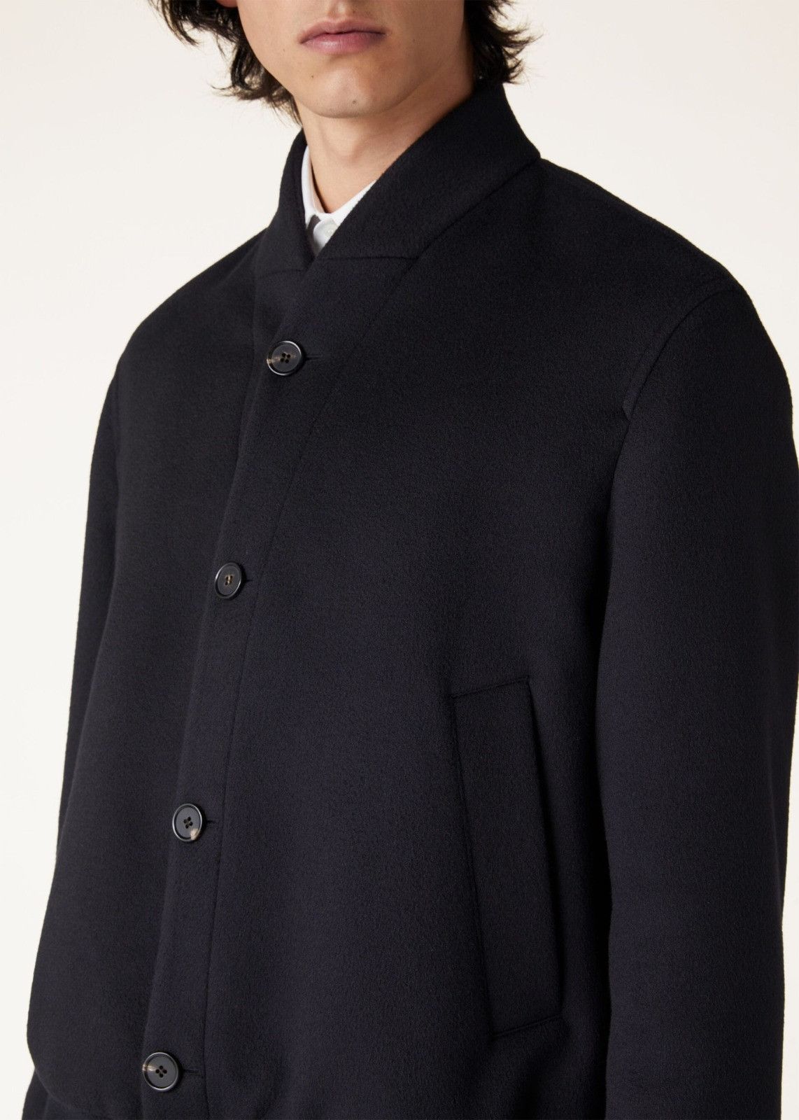 Loro Piana o1srvl11e0125 Gaikan Bomber Jacket in Navy Blue Size US S / EU 44-46 / 1 - 4 Thumbnail