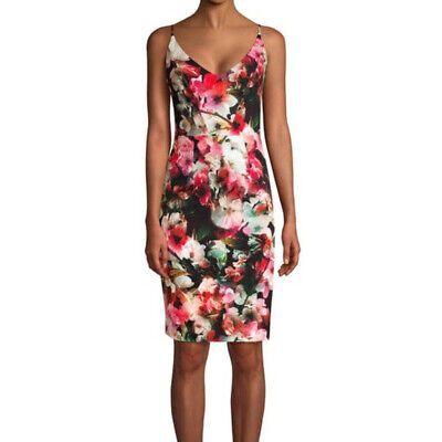 Black Halo Black Halo Floral Dress Size L / US 10 / IT 46 - 1 Thumbnail