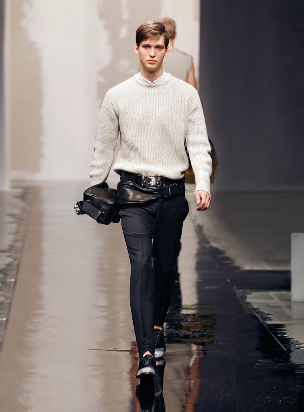 Prada PRADA FW 2007 Massive Studded Screws Logo Metal Belt runway Size ONE SIZE - 22 Thumbnail