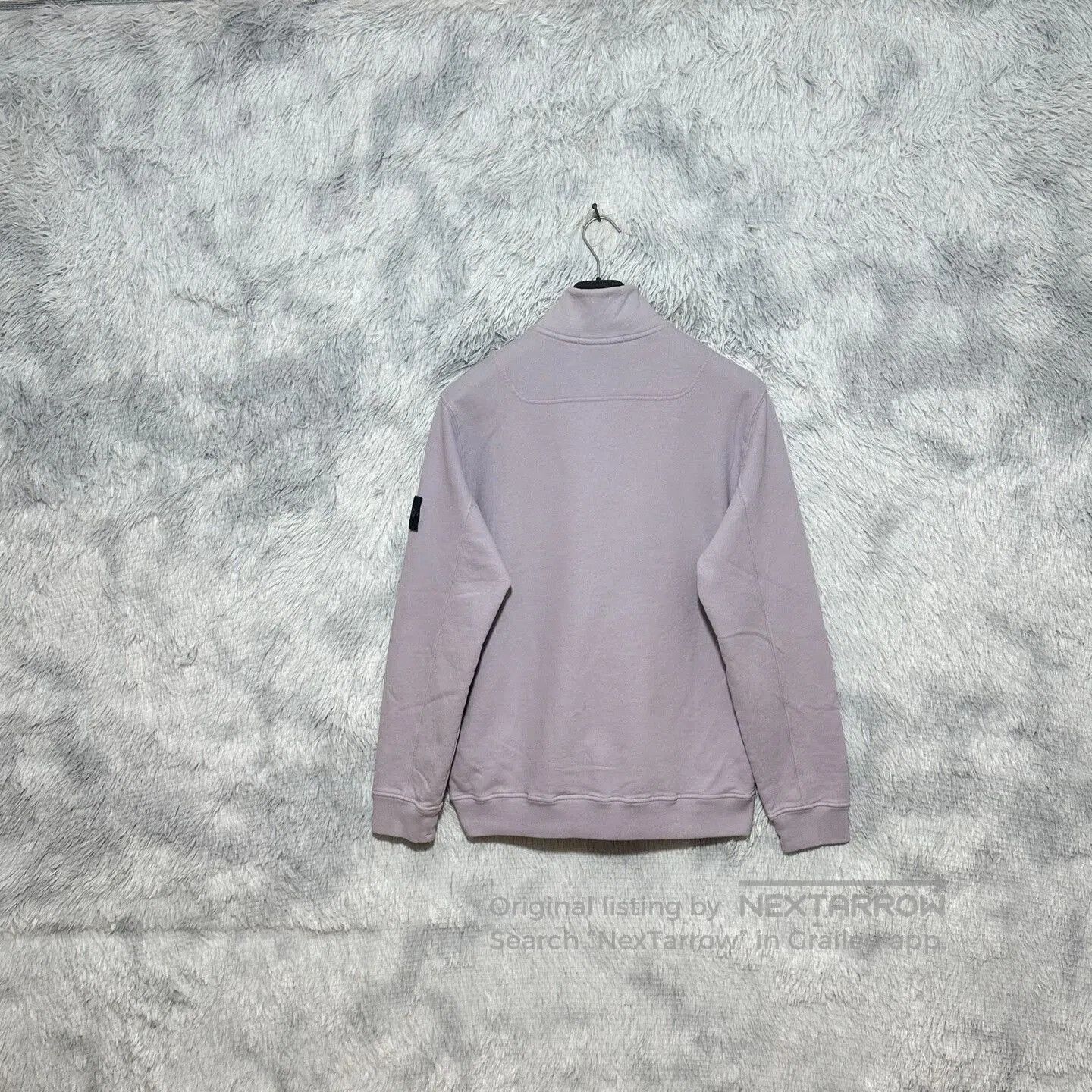 Stone Island stone island half-zip pullover in light purple. Size US L / EU 52-54 / 3 - 2 Thumbnail