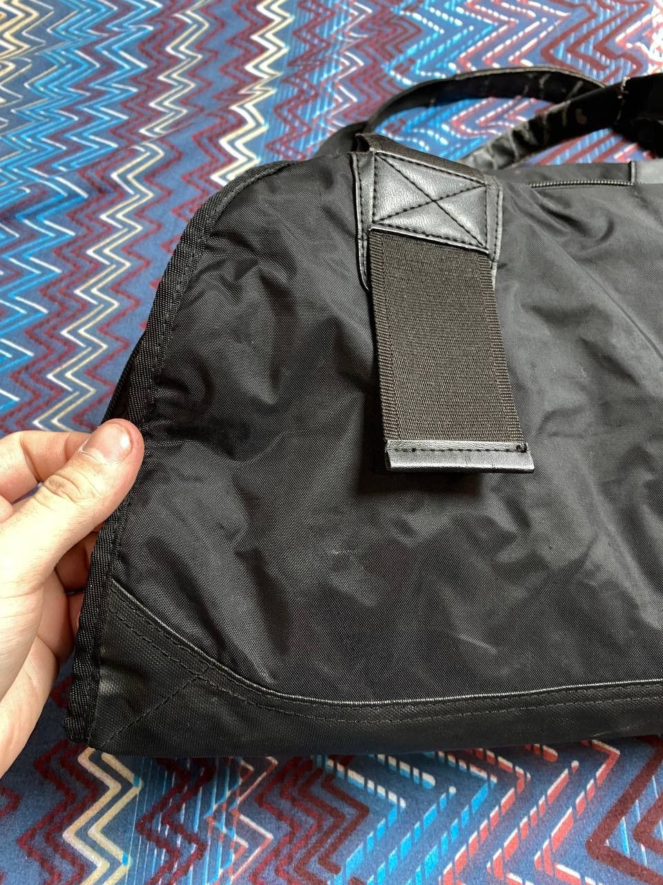 Nike bag with handles black Nike big logo Vintage streetwear Size ONE SIZE - 8 Thumbnail