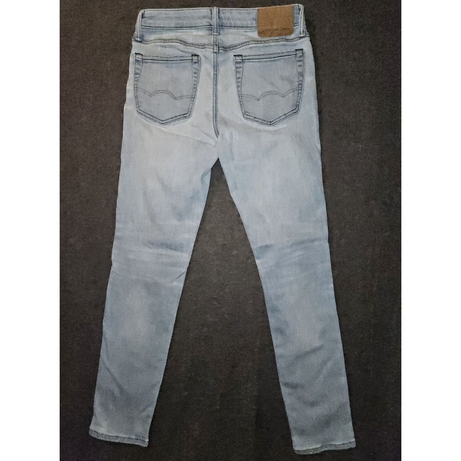 American Eagle Outfitters American Eagle Jeans Men's 29x29 Athletic Skinny Low Rise Blue Airflex+Temp Tech Size US 29 - 7 Thumbnail