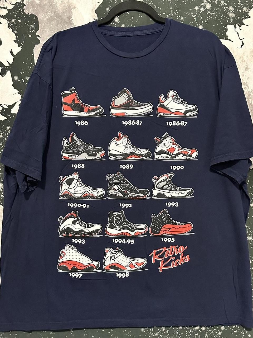 Other Retro Kicks Sneaker Evolution Chart Shirt Size US XXL / EU 58 / 5 - 1 Thumbnail