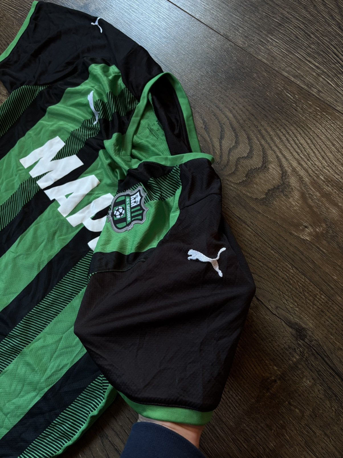 Puma U.S. Sassuolo Calcio #7 Boga - Puma 2021-2022 Official Home Size US L / EU 52-54 / 3 - 5 Thumbnail