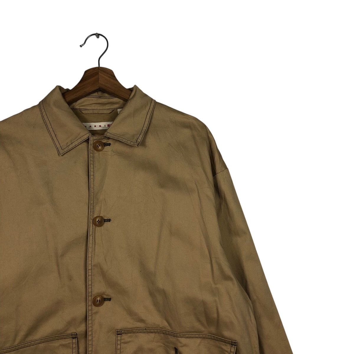 Marni × Uniqlo 📌Marni X Uniqlo Chore Worker Jacket Duck Canvas Size US L / EU 52-54 / 3 - 7 Thumbnail