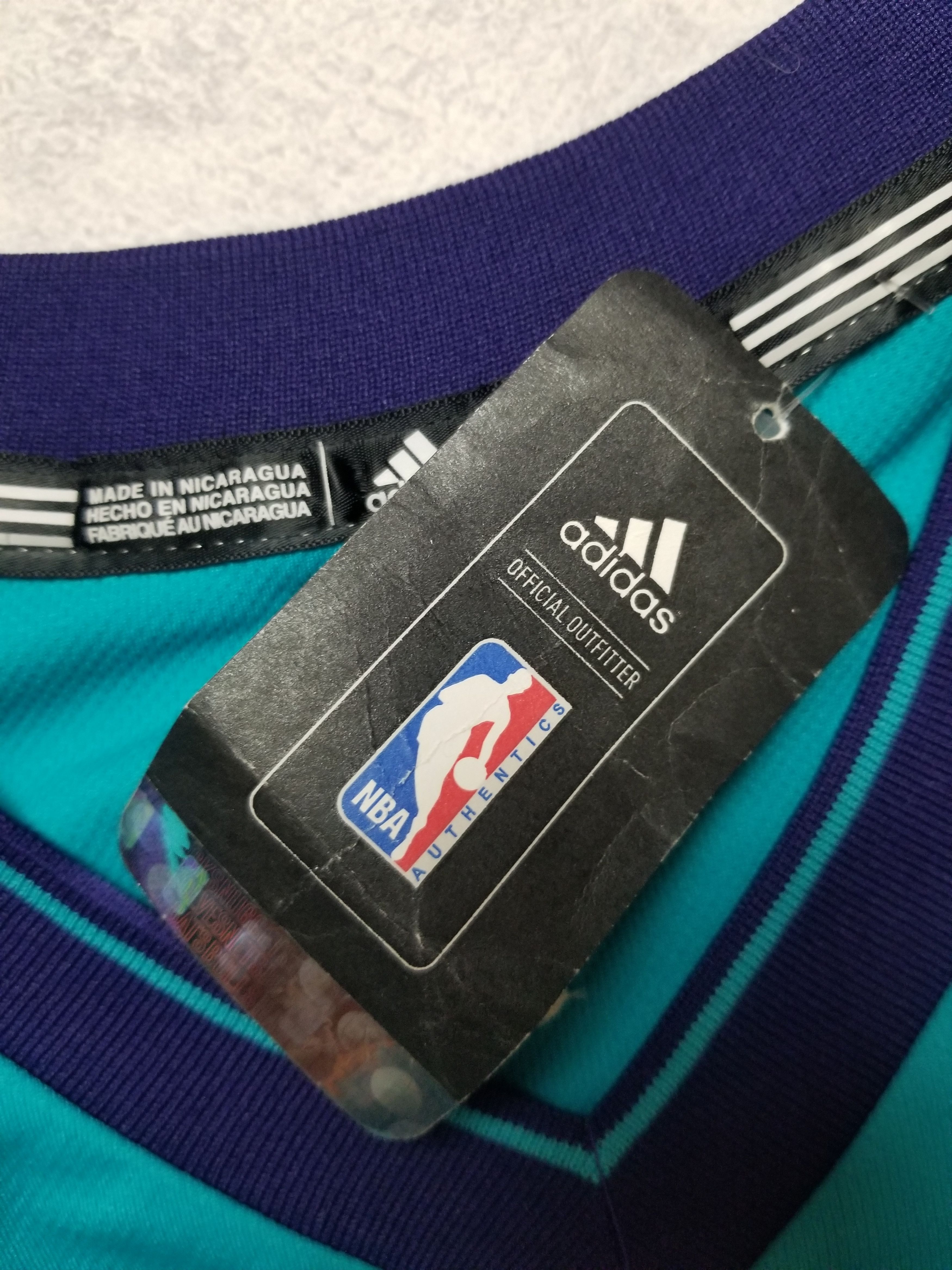 Adidas Charlotte Hornets #40 Zeller NBA Basketball Teal Jersey Size US M / EU 48-50 / 2 - 9 Thumbnail