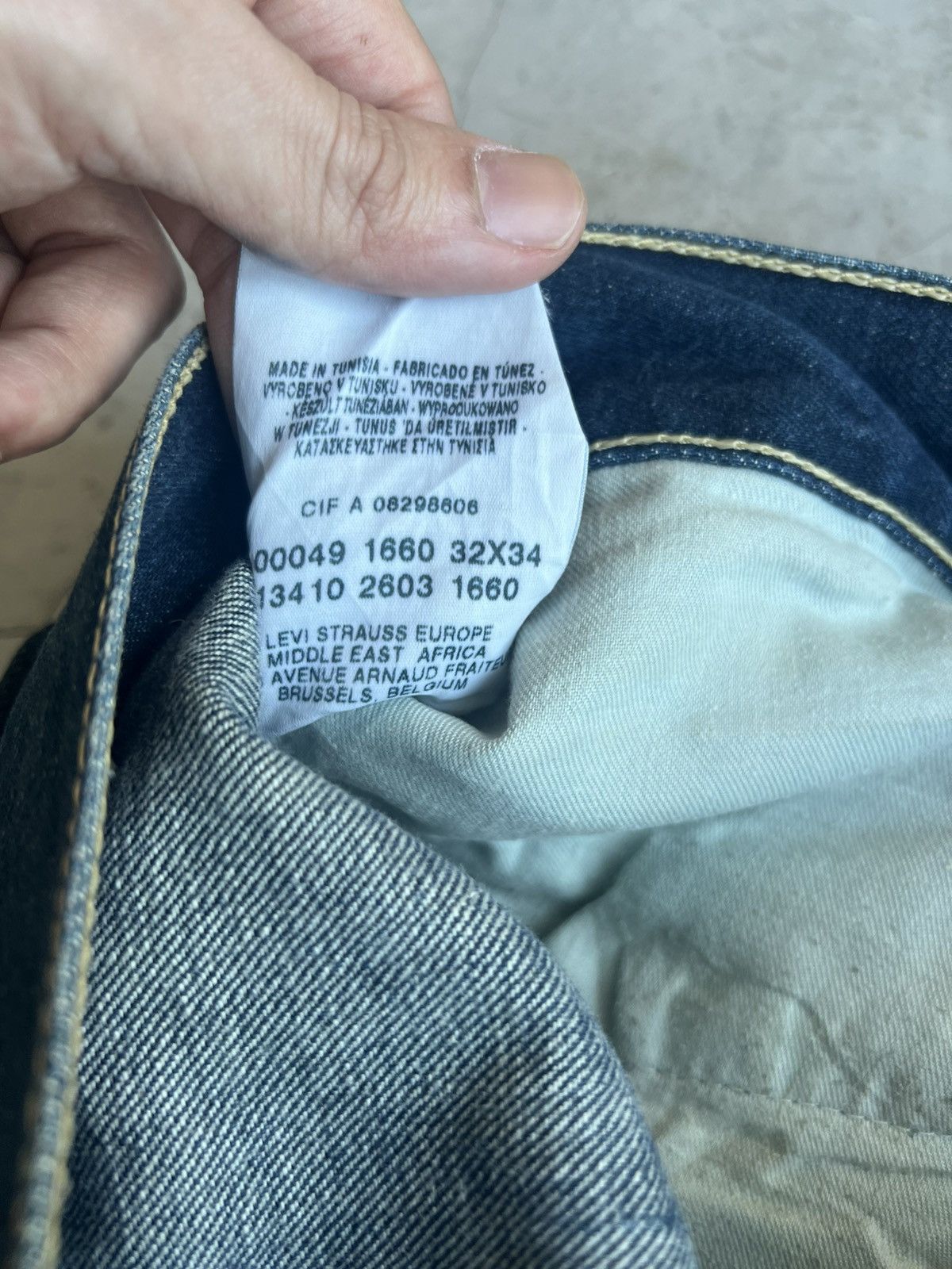 Levi's Levis Engineered Jeans Buckle Back Tag W32 Actual 36x32 Size US 32 / EU 48 - 8 Thumbnail