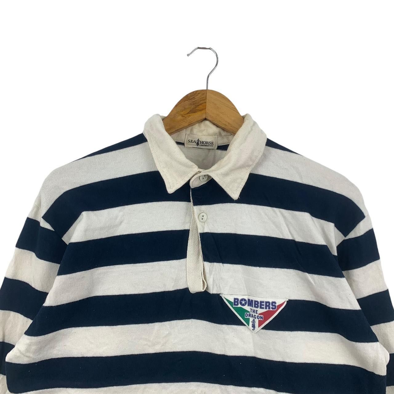 Vintage Vintage SEA HORSE BOMBERS The Dragon Rugby Polo Tee Shirt Size US M / EU 48-50 / 2 - 2 Thumbnail