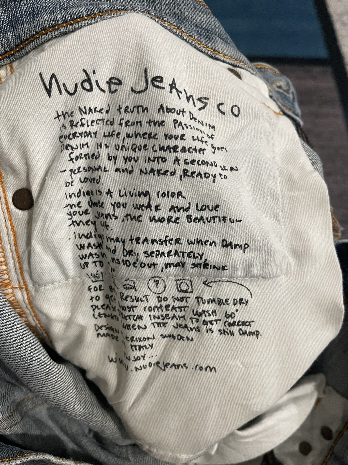 Nudie Jeans Nudie Jeans Slim Fit Jeans Size 28" / US 6 / IT 42 - 16 Thumbnail