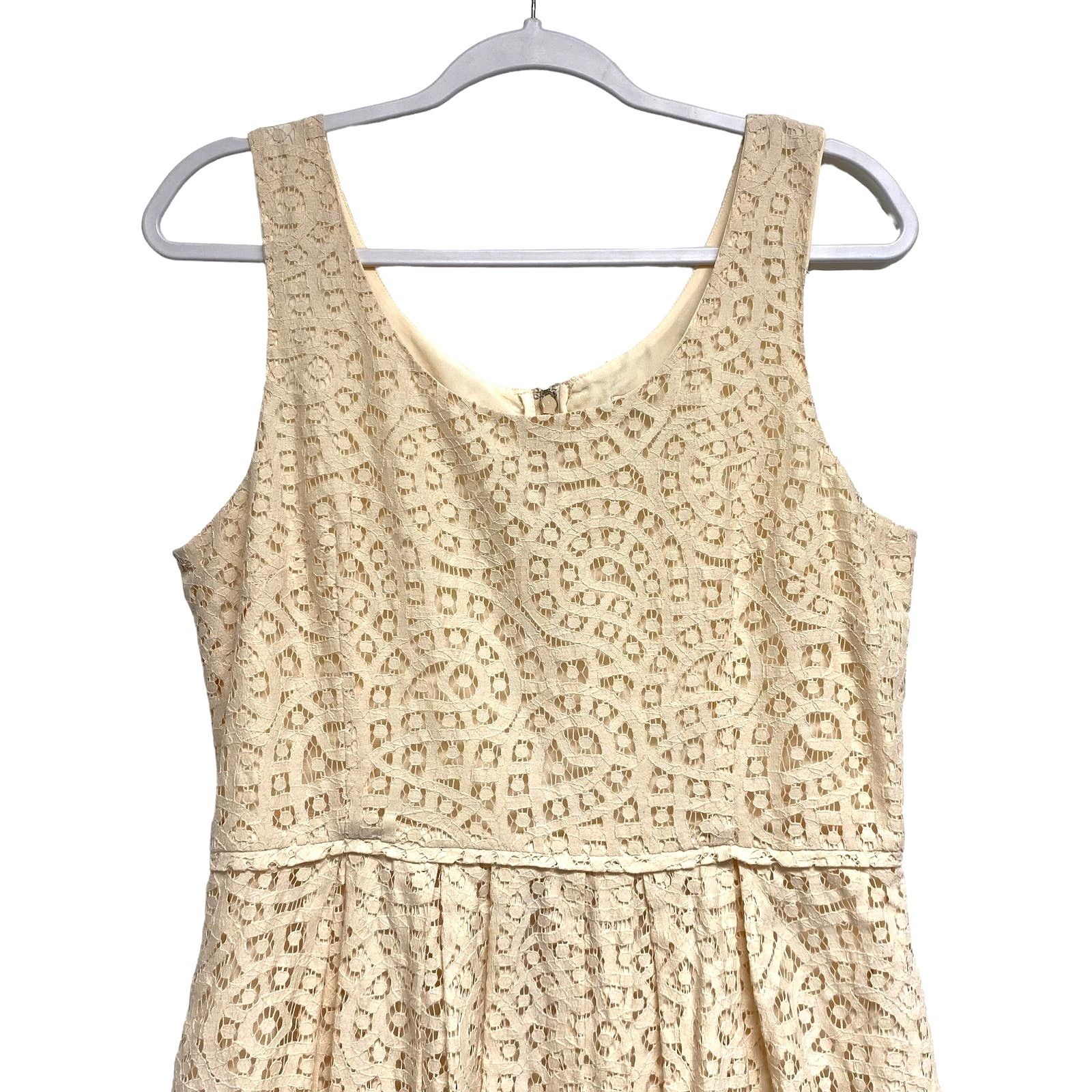 J.Crew J.Crew Womens Size 12 Blush Swirling Lace Dress Size XL / US 12-14 / IT 48-50 - 2 Thumbnail