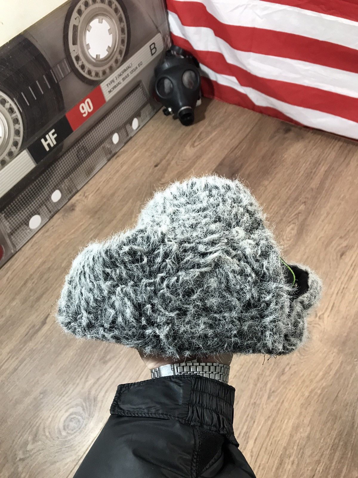 NASCAR × Vintage Vintage Snap On Ushanka Hat Size ONE SIZE - 4 Thumbnail