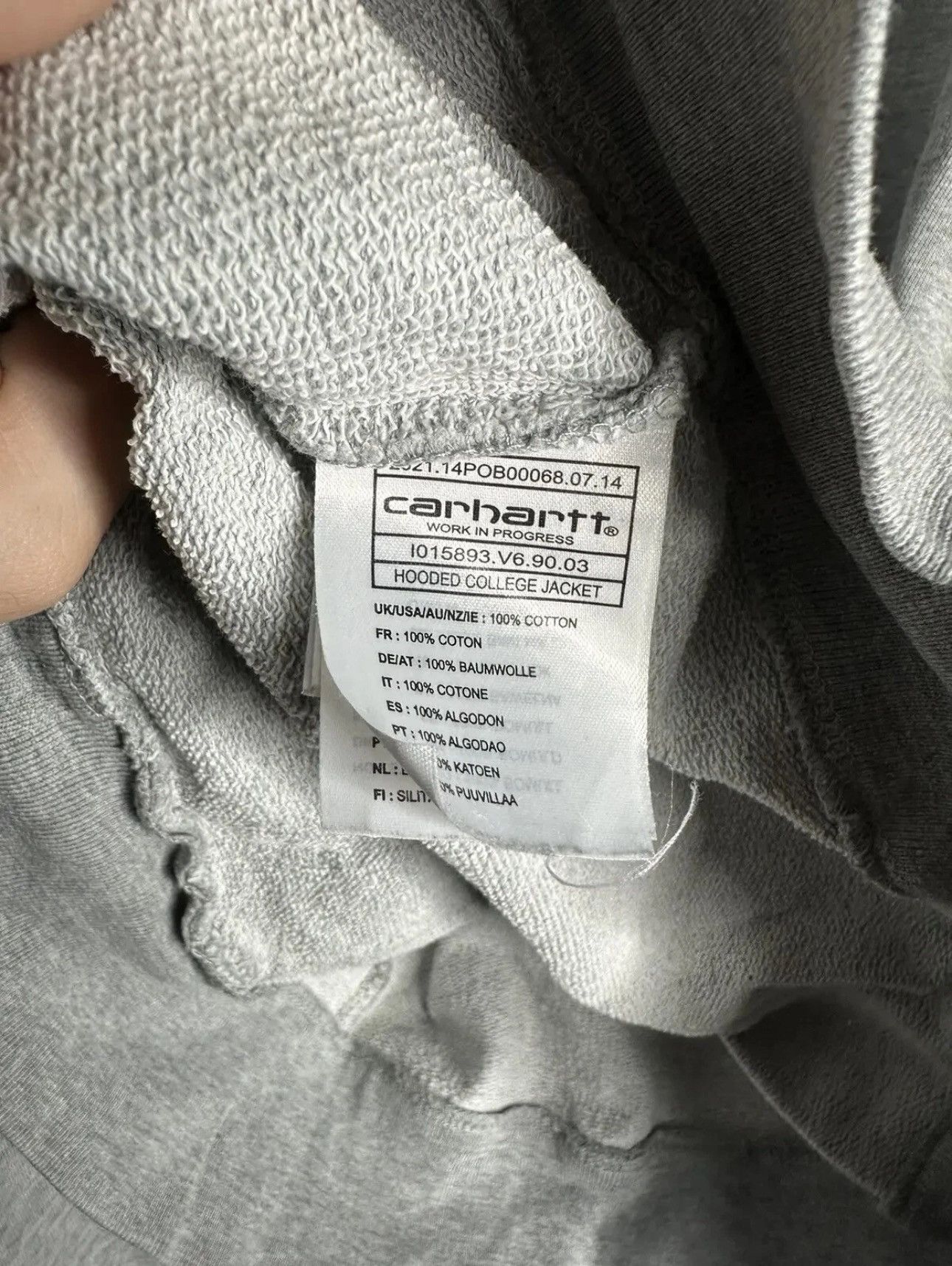 Carhartt Y2K Carhartt Vintage Full Zip Hoodie Logo Man’s Size L Size US L / EU 52-54 / 3 - 6 Thumbnail