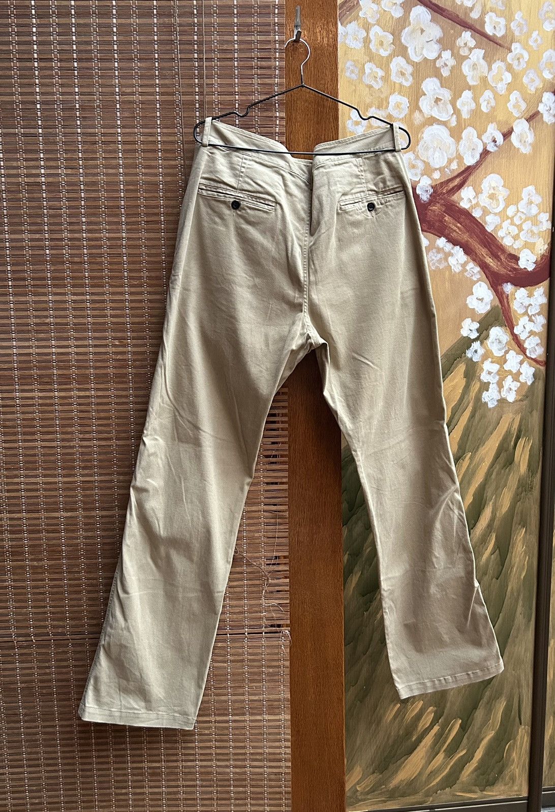 Golden Goose Golden Goose Deluxe Brand Mens Khaki Chino Pants Straight L Size US 34 / EU 50 - 2 Thumbnail