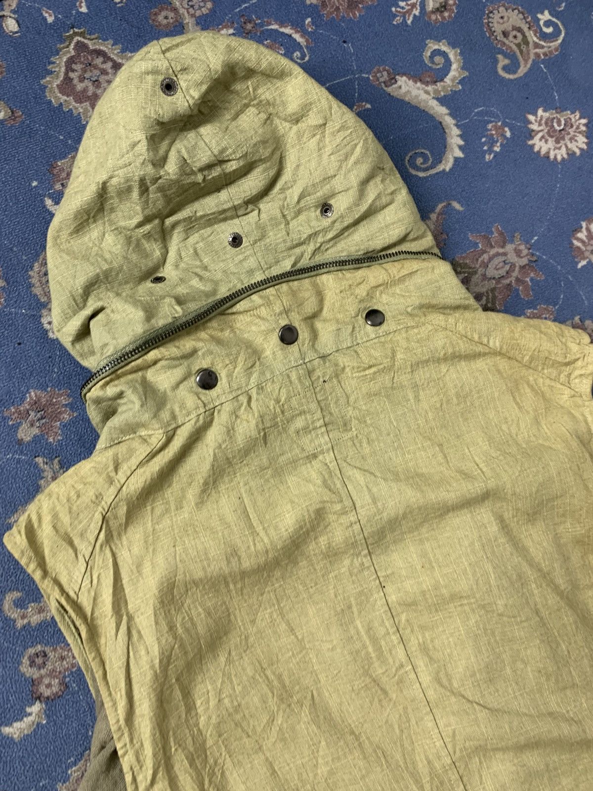 Le Grande Bleu (L.G.B.) Japanese Brand Semantic Design Gimmick Linen No Sleeve Size US S / EU 44-46 / 1 - 8 Thumbnail