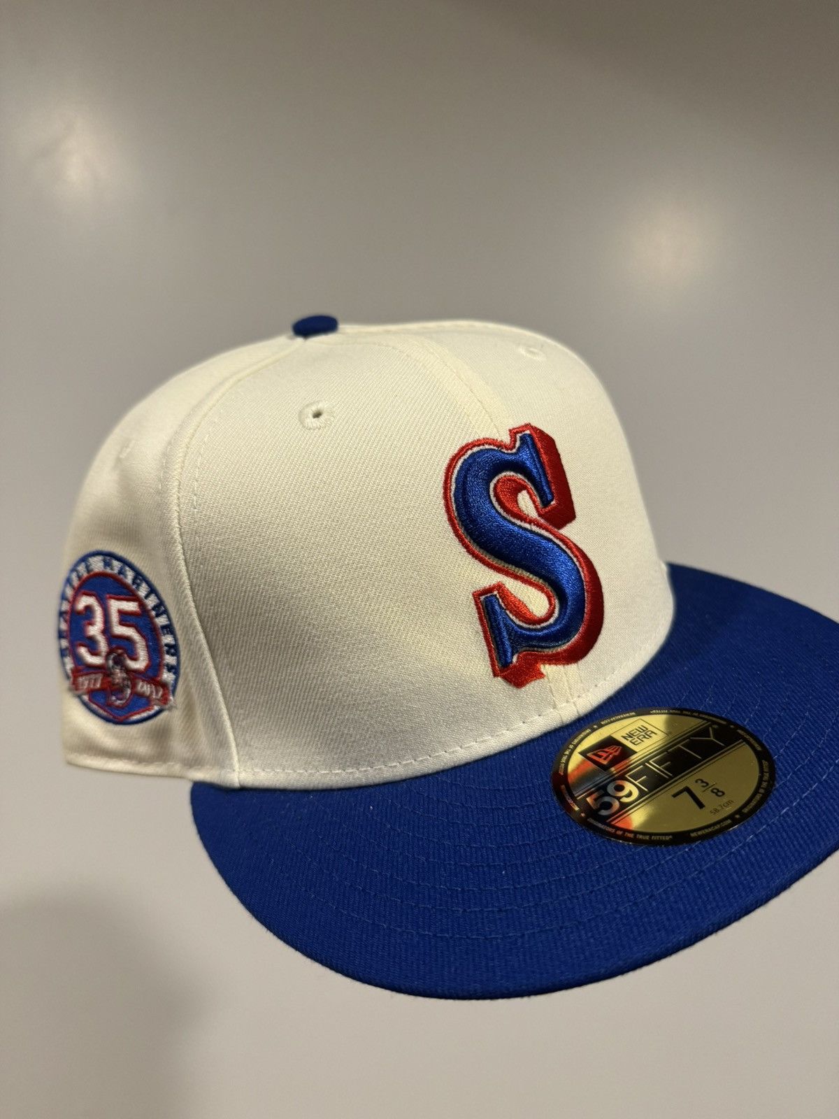 Hat Club × MLB × New Era Pro Image Foxhills Exclusive Seattle Mariners off white 3/8 Size ONE SIZE - 1 Thumbnail