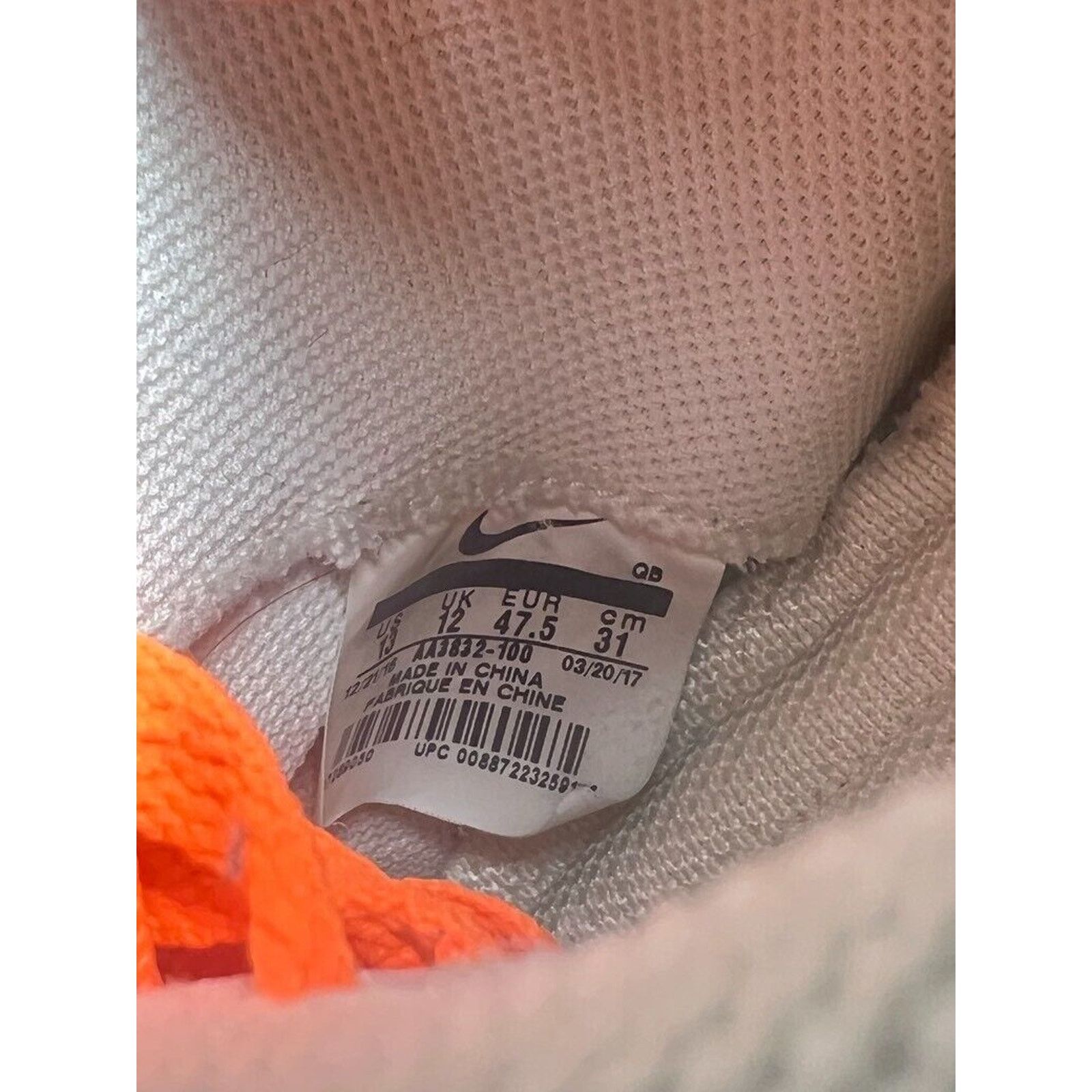 Nike Size 13 - Nike Off-White x Blazer Mid The Ten Size US 13 / EU 46 - 6 Thumbnail