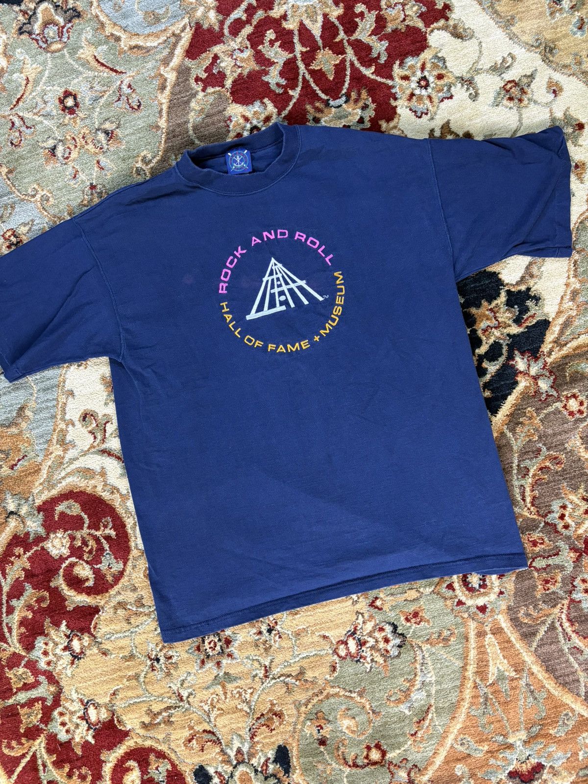 Band Tees × Vintage 1990s Hall of Fame Museum Rock and Roll T-shirt Size US L / EU 52-54 / 3 - 2 Thumbnail