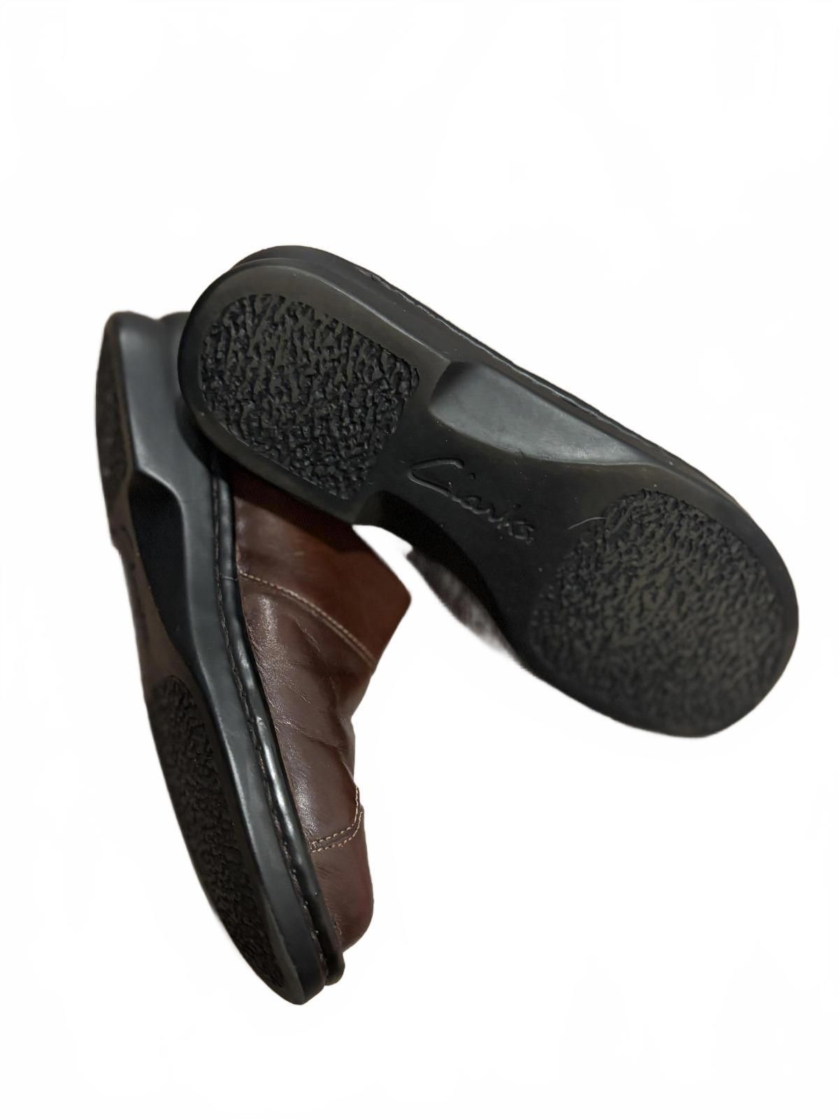Clarks Clarks Brown Leather Women's Slip-On Shoe Clogs sz 7 Size US 7 / IT 37 - 5 Thumbnail