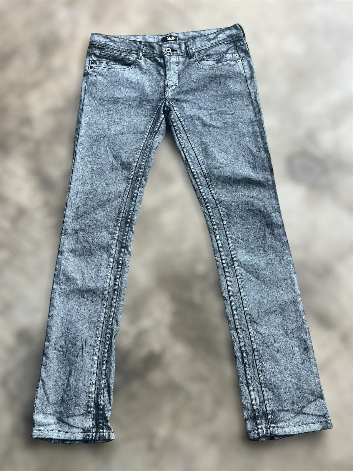 Hysteric Glamour Japanese Brand Glad News Seditionaries Studded Jeans Size US 34 / EU 50 - 2 Thumbnail