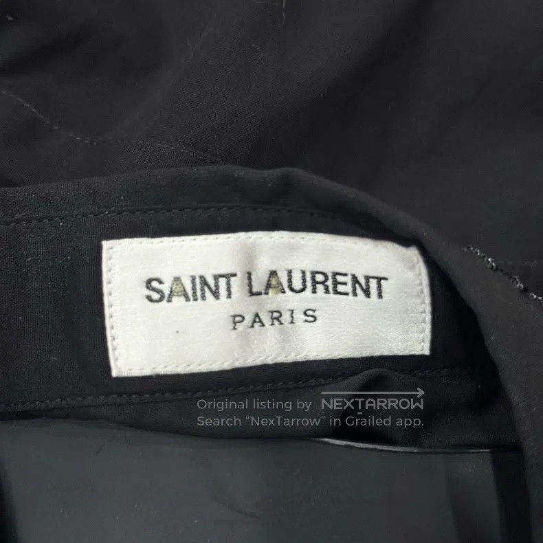 Saint Laurent Paris Sequined Organza Shirt