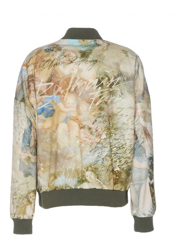 Balmain o1s1rm0624 Reversible Bomber Jacket in Multicolor Size US M / EU 48-50 / 2 - 2 Thumbnail