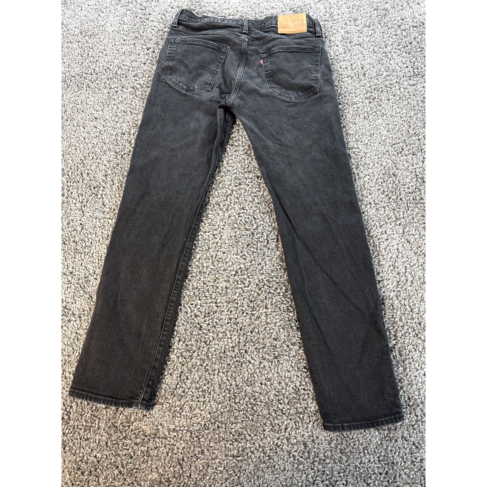 Levi's Levi's 502 Jeans Mens 34x31 Black Premium Stretch Denim Tapered Pants WaterLess Size US 34 / EU 50 - 7 Thumbnail