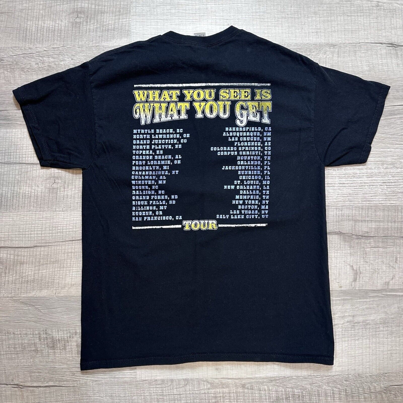 Gildan Luke Combs Large T-Shirt What You See Is what You Get Tour Size US L / EU 52-54 / 3 - 8 Thumbnail
