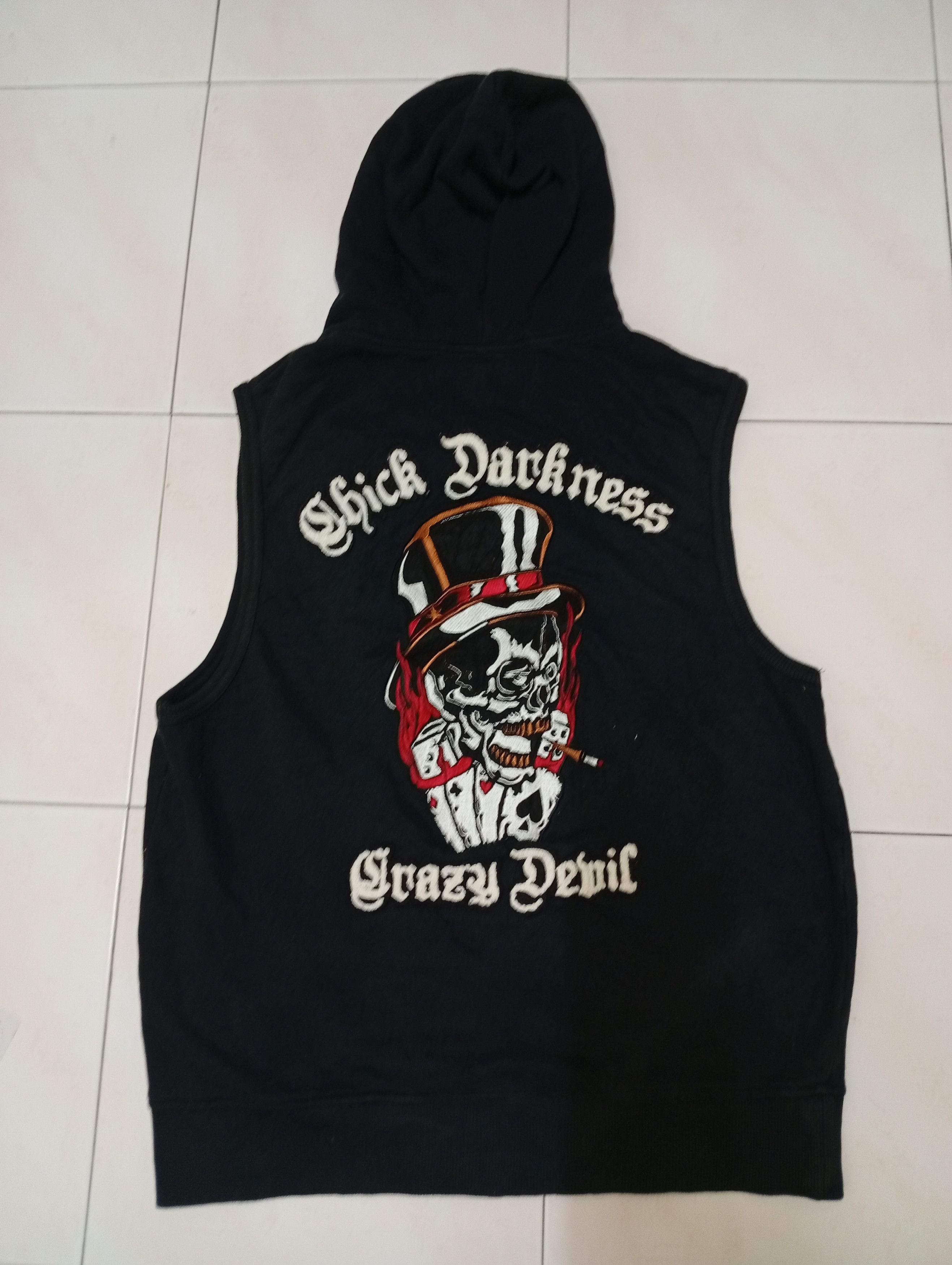 Punk and Yo × Vintage Hoodie X crazy Devil X vest Size US M / EU 48-50 / 2 - 1 Thumbnail