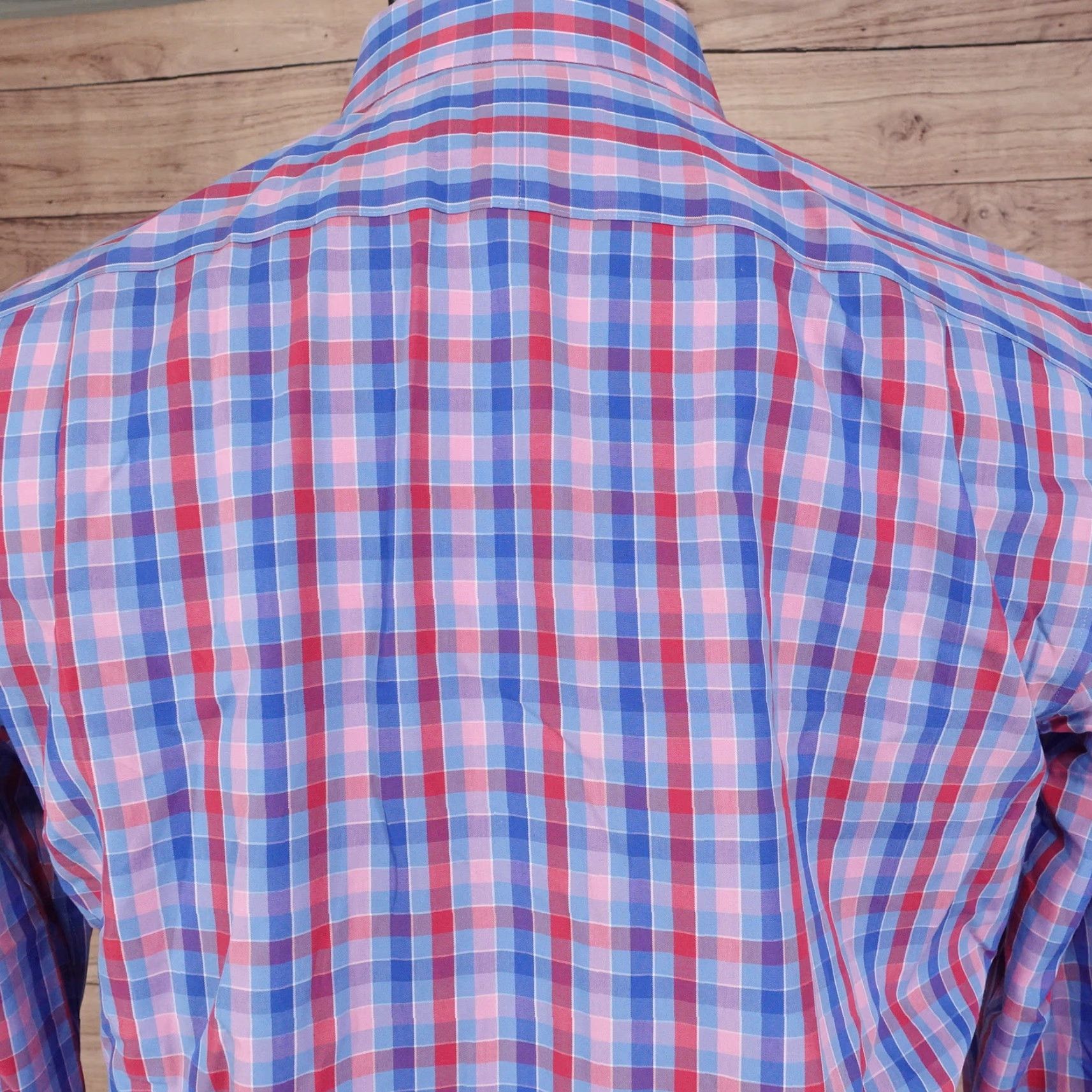 Bonobos Bonobos Men's Dress Shirt 15.5 Regular Fit Long Sleeve Check Cotton Collared Button Up Multicolor Business Casual Wedding Size 40R - 5 Thumbnail