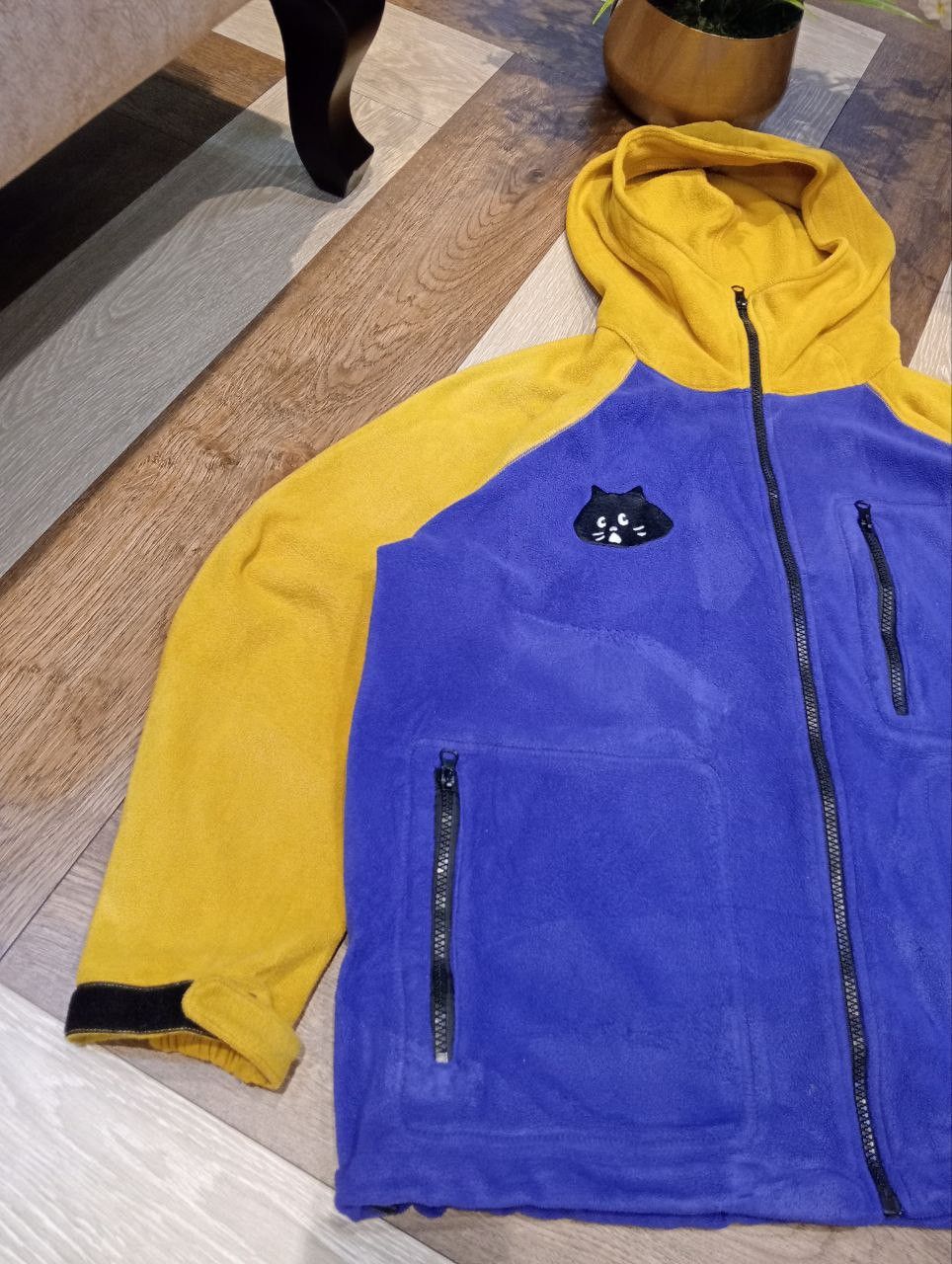 Ne-Net VINTAGE NE-NET by ISSEY MIYAKE FLEECE HOODIE Size US M / EU 48-50 / 2 - 5 Thumbnail