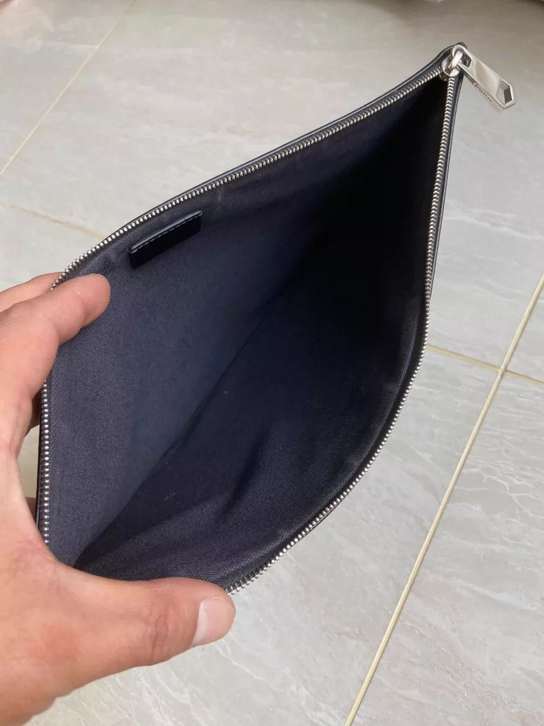 Givenchy Givenchy Cowhide Envelope Clutch Bag, Black Size ONE SIZE - 5 Thumbnail