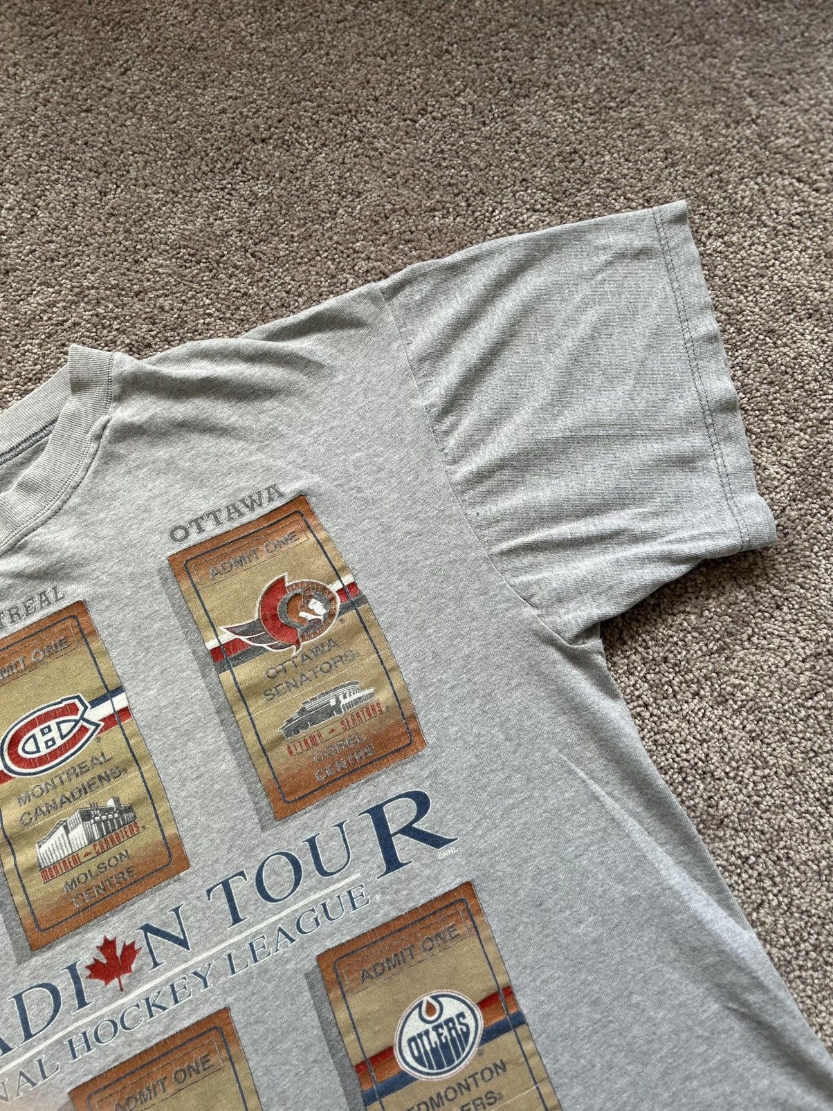NHL × Vintage Vintage Canadian Tour NHL Tee Size US M / EU 48-50 / 2 - 2 Thumbnail