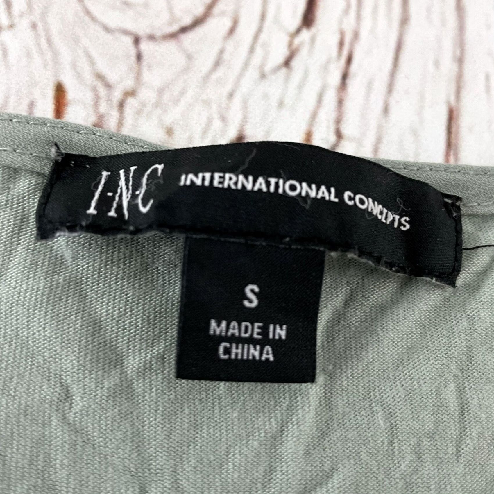 Vintage INC International Concepts Sleeveless Tank Top Women's Green XS/S Regular Solid 90s style Size S / US 4 / IT 40 - 2 Thumbnail