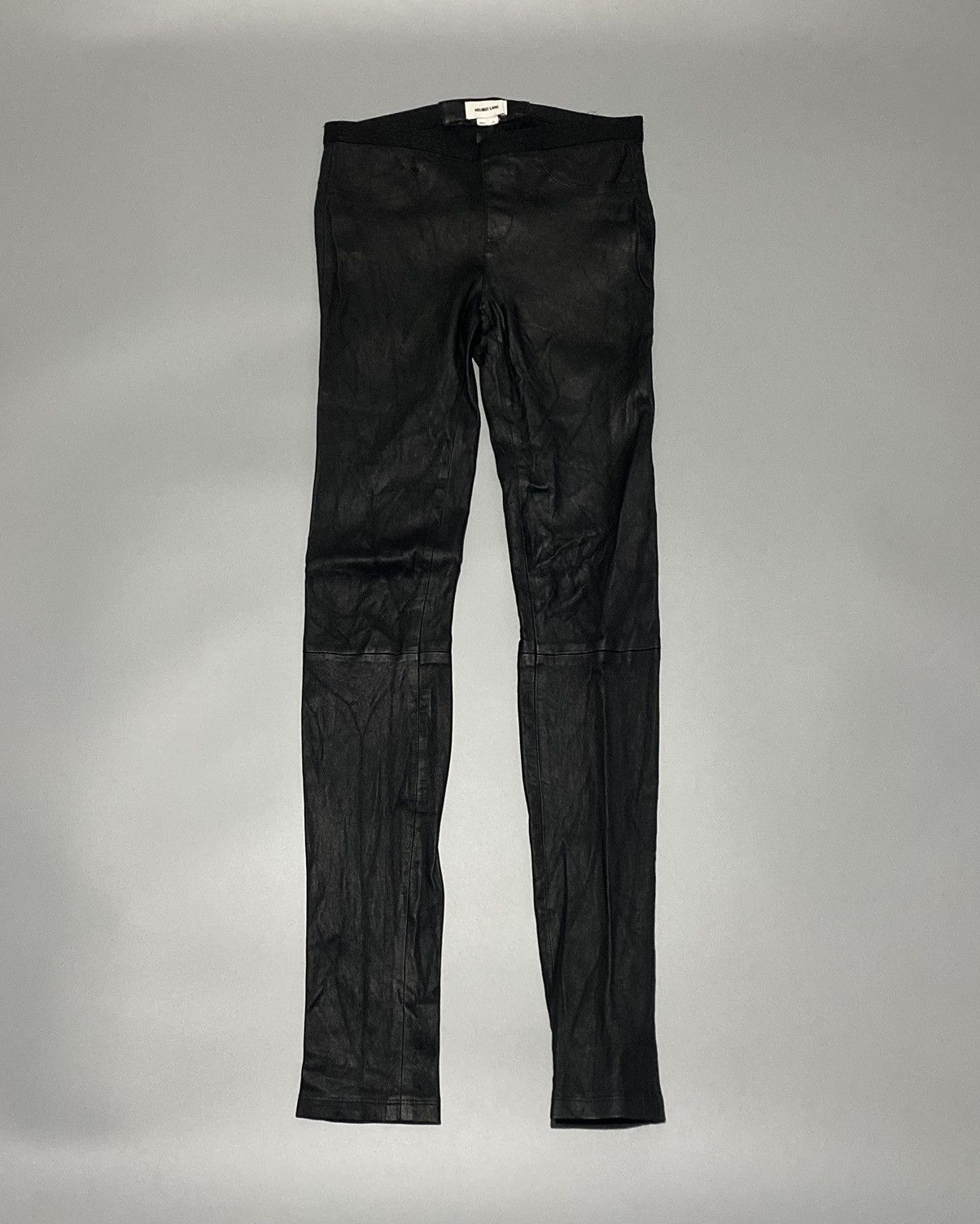 Helmut Lang Helmut Lang Leather Skinny Pants Size 27" / US 4 / IT 40 - 1 Thumbnail