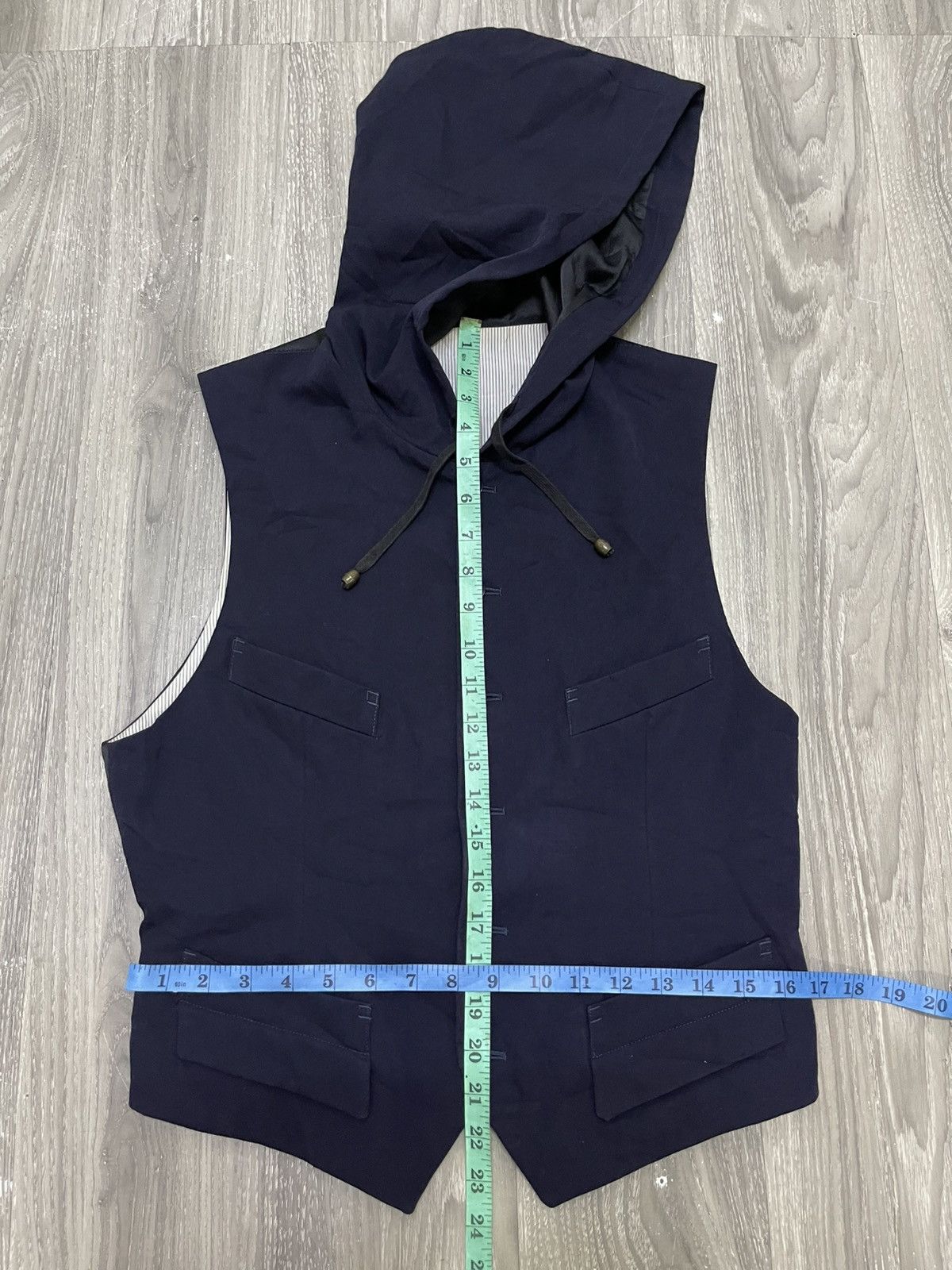 Jean Paul Gaultier Jean Paul GAULTIER HOMME Hoodie Vest Size 48 Size 48S - 15 Thumbnail