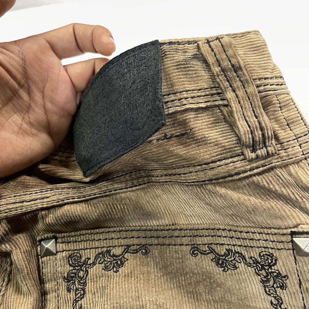 GOSTAR DE FUGA Xfrm Claw Mark Raw Motif Corduroy Pant Size US 29 - 13 Thumbnail