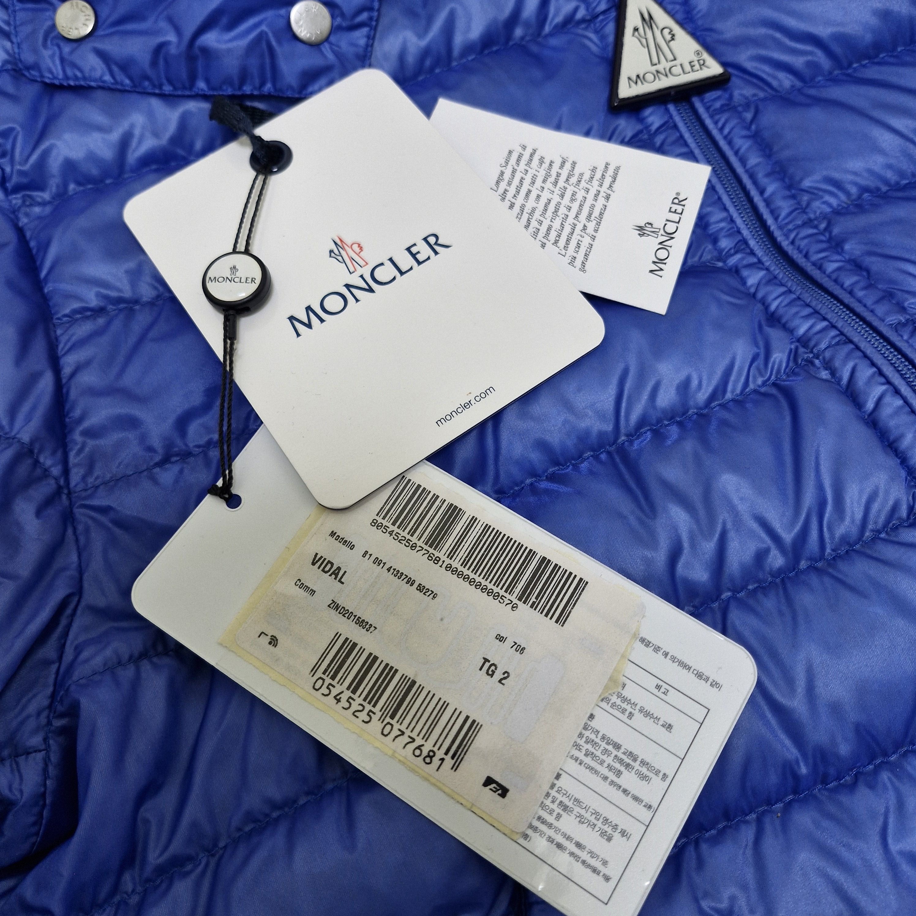 Moncler MONCLER Vidal Blue Goose Down Puffer Jacket Size US M / EU 48-50 / 2 - 6 Thumbnail