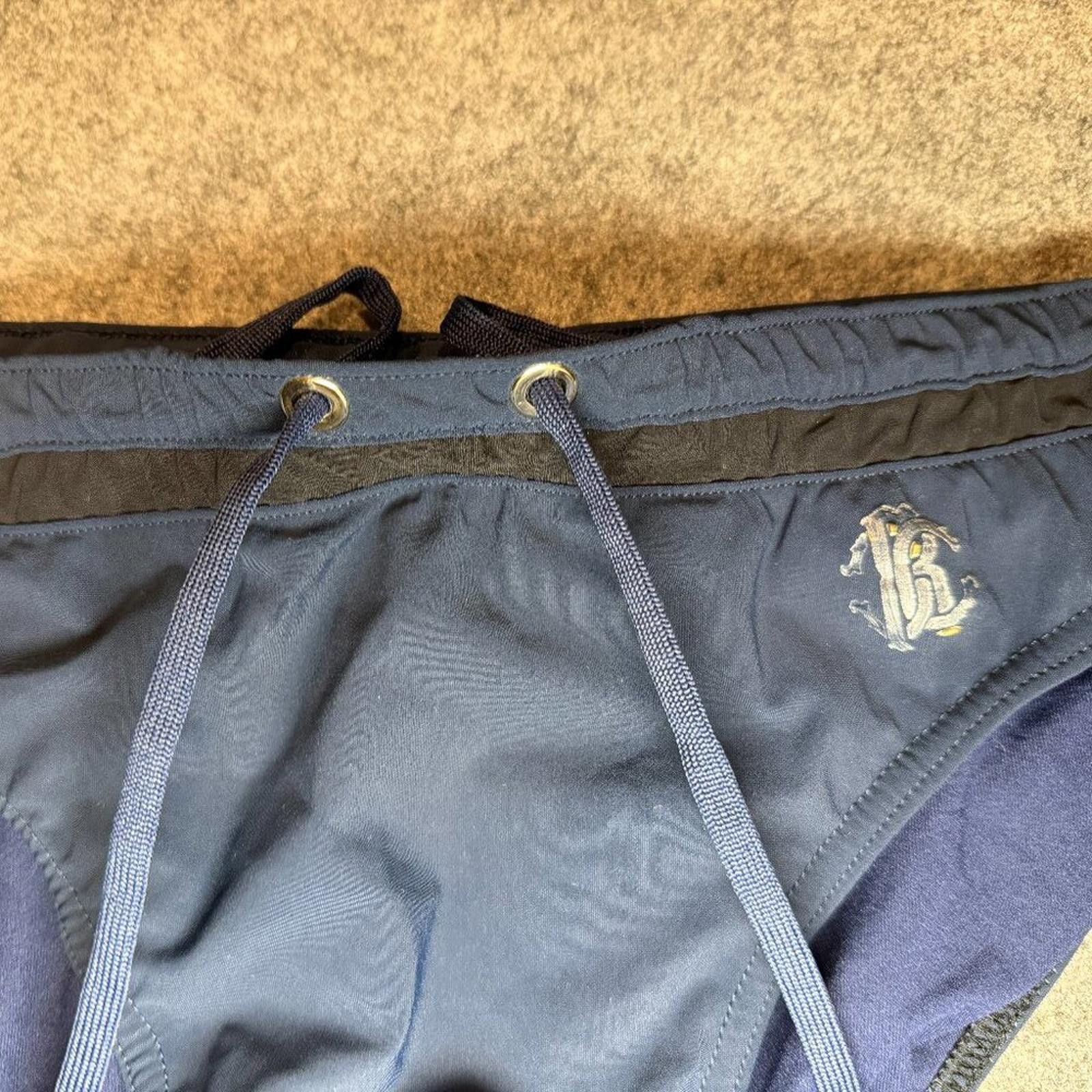 Roberto Cavalli Roberto Cavalli Men’s Swim Brief Navy – Size X-Small (9/10) Size US 28 / EU 44 - 3 Thumbnail