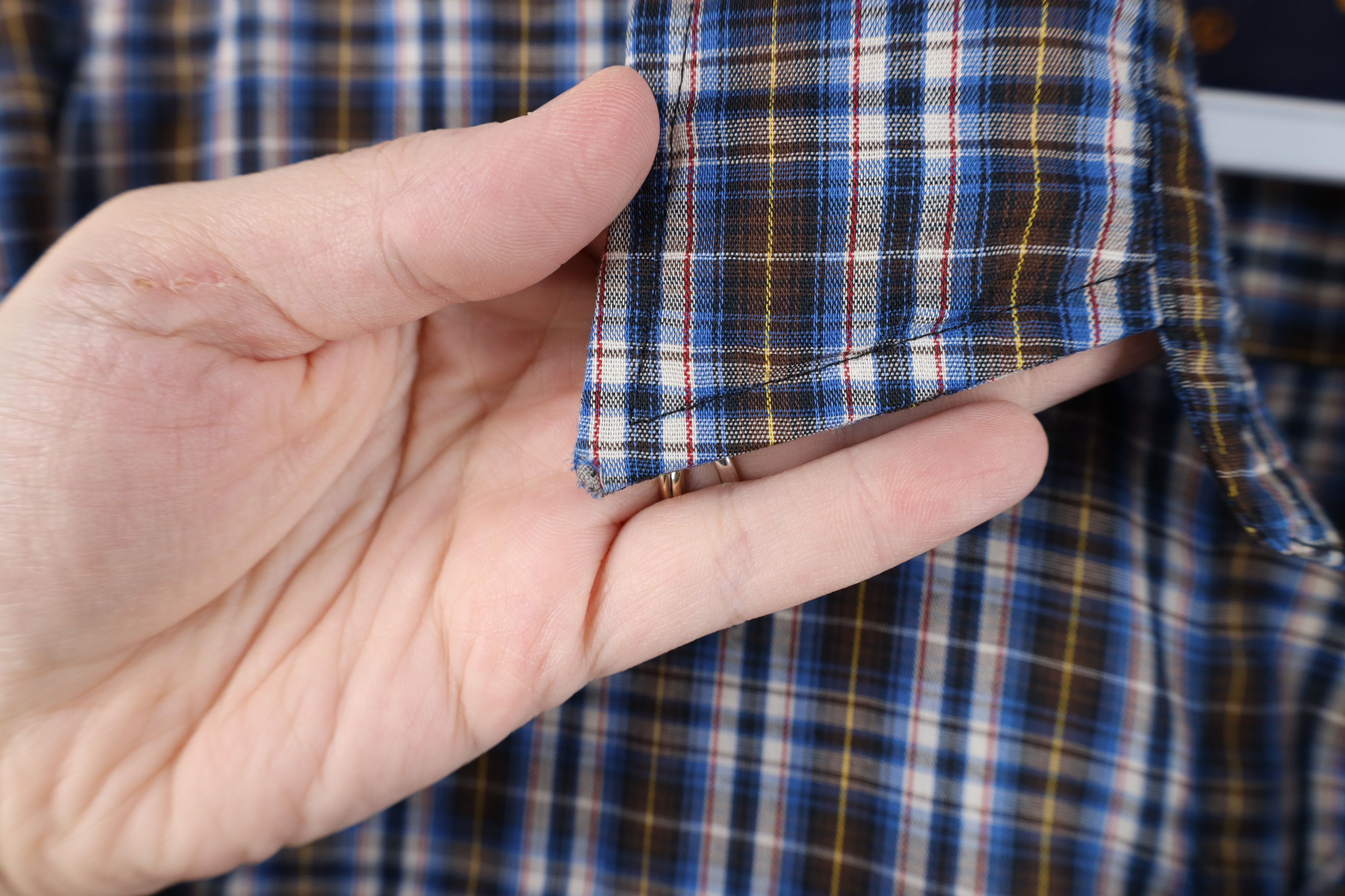 Vintage Vintage 70s Rockabilly Western Collared Button Shirt Plaid Size US XL / EU 56 / 4 - 7 Thumbnail
