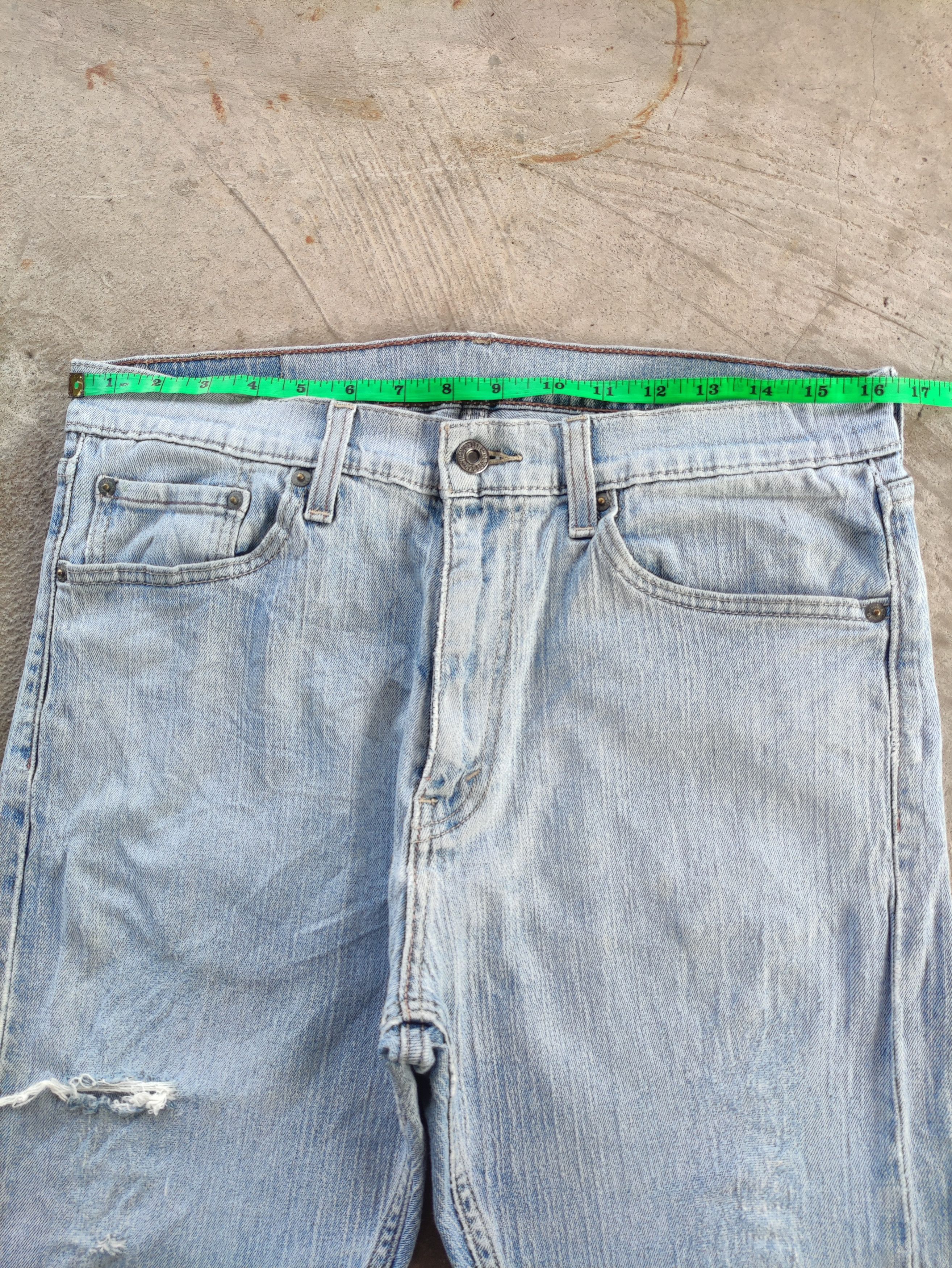 Levi's Vintage Levis Jean Distressed Faded Denim Pants Size US 33 - 6 Thumbnail