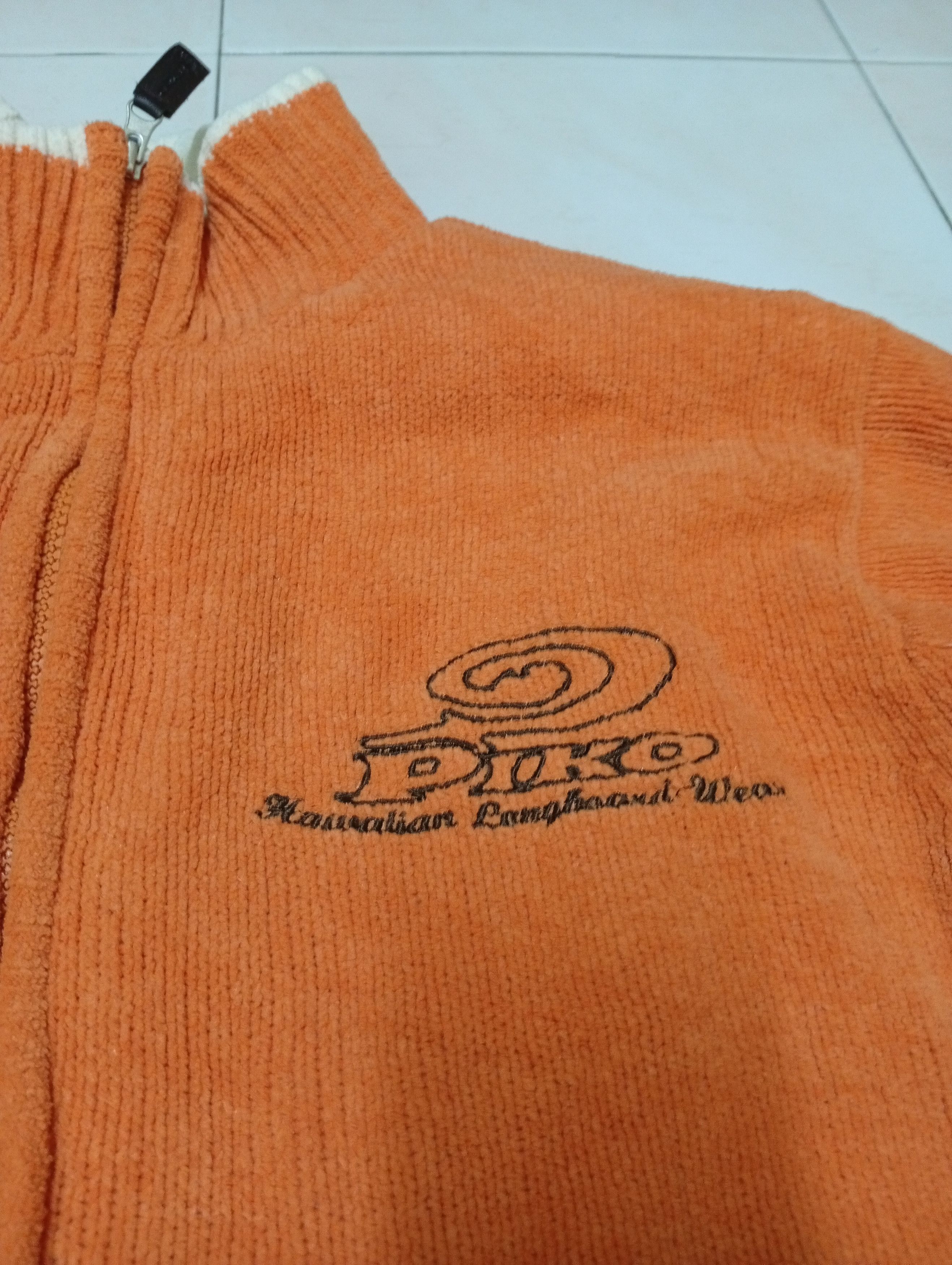 Japanese Brand vintage piko X Hawaiian surf X knitted fleece jacket Size US L / EU 52-54 / 3 - 8 Thumbnail