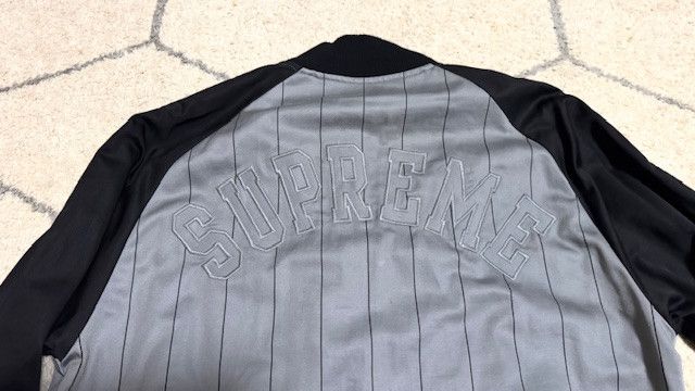 Supreme SUPREME Baseball Jacket 2001 Medium RARE NY pinstripe Size US M / EU 48-50 / 2 - 2 Thumbnail