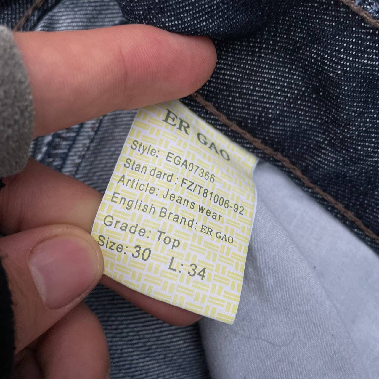 Hypebeast Vintage Er GAO Women’s Jeans Size W30xL34 Y2K 00s Grunge Size 30" / US 8 / IT 44 - 7 Thumbnail