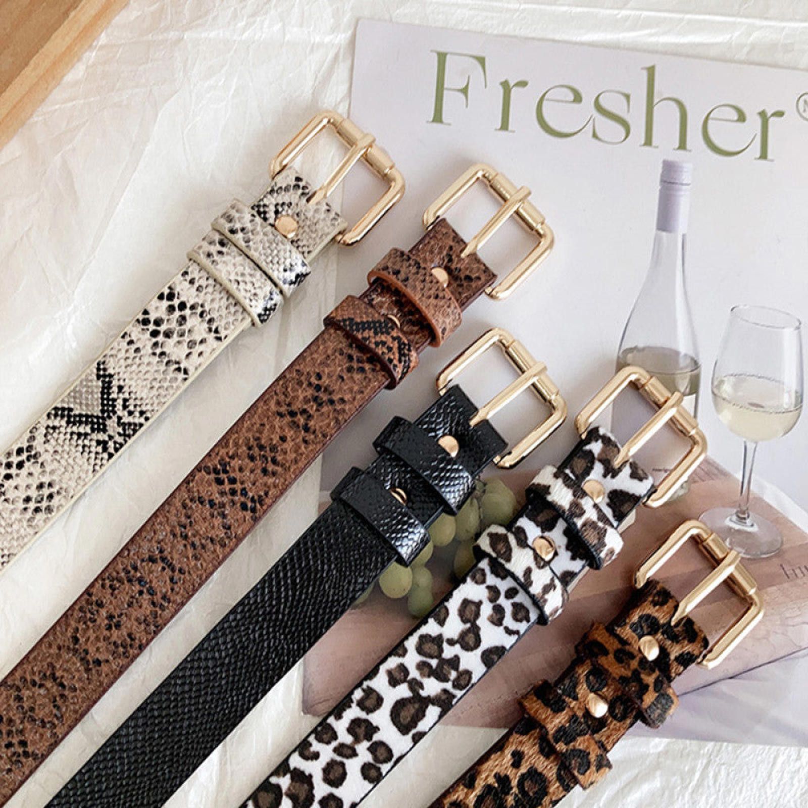 Japanese Brand y2k Cheetah Print Belt Size ONE SIZE - 5 Thumbnail