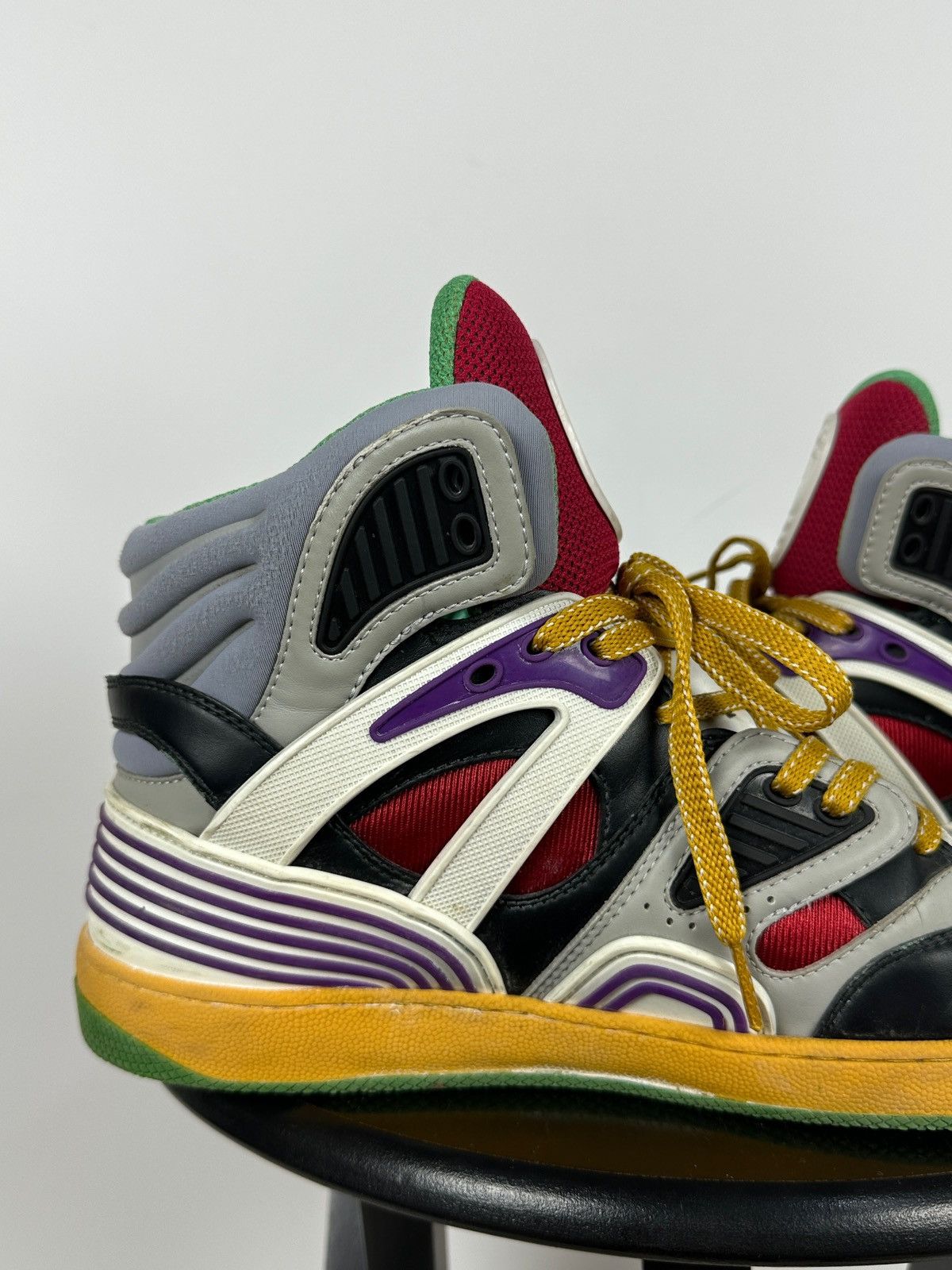 Gucci Gucci Basket Hi Top Sneakers Size US 8.5 / EU 41-42 - 15 Thumbnail