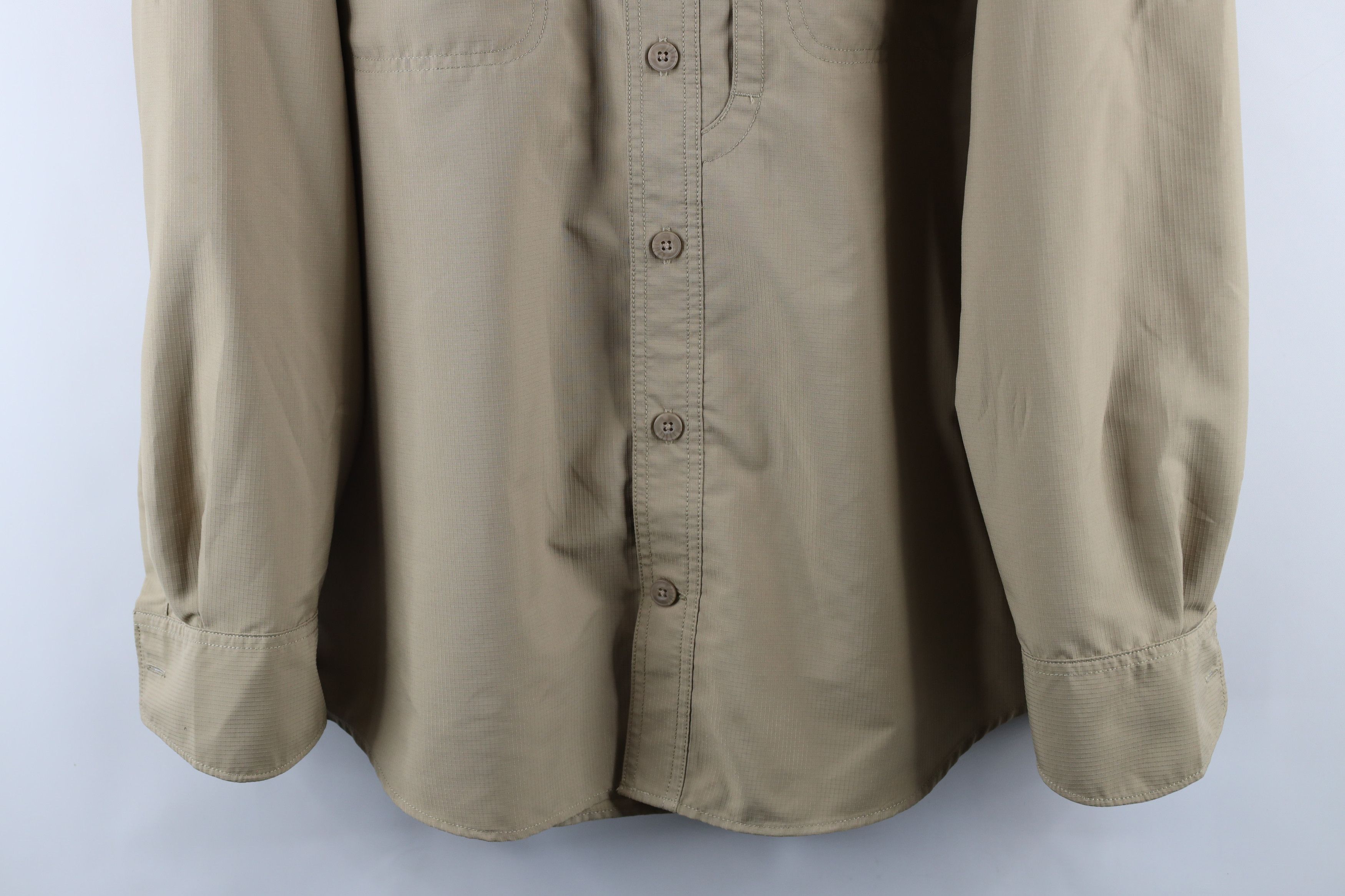 Duluth Trading Company × Vintage Duluth Trading Co Action Long Sleeve Button Down Shirt Beige Size US L / EU 52-54 / 3 - 3 Thumbnail