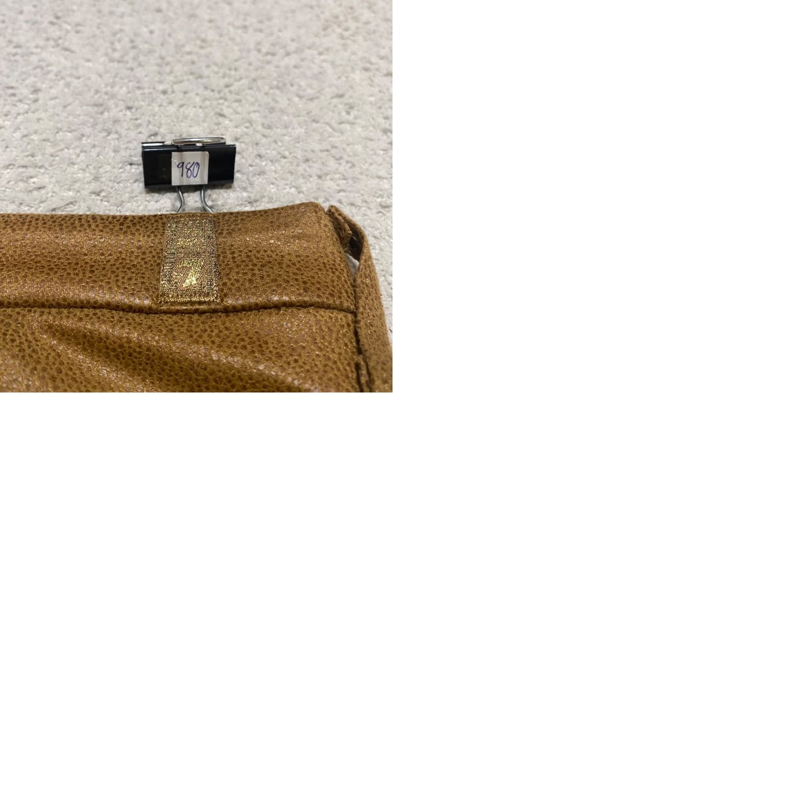7 For All Mankind 7 For All Mankind Womens Jeans Skinny Mid Rise Brown Faux Leather 28 Size 28" / US 6 / IT 42 - 9 Thumbnail
