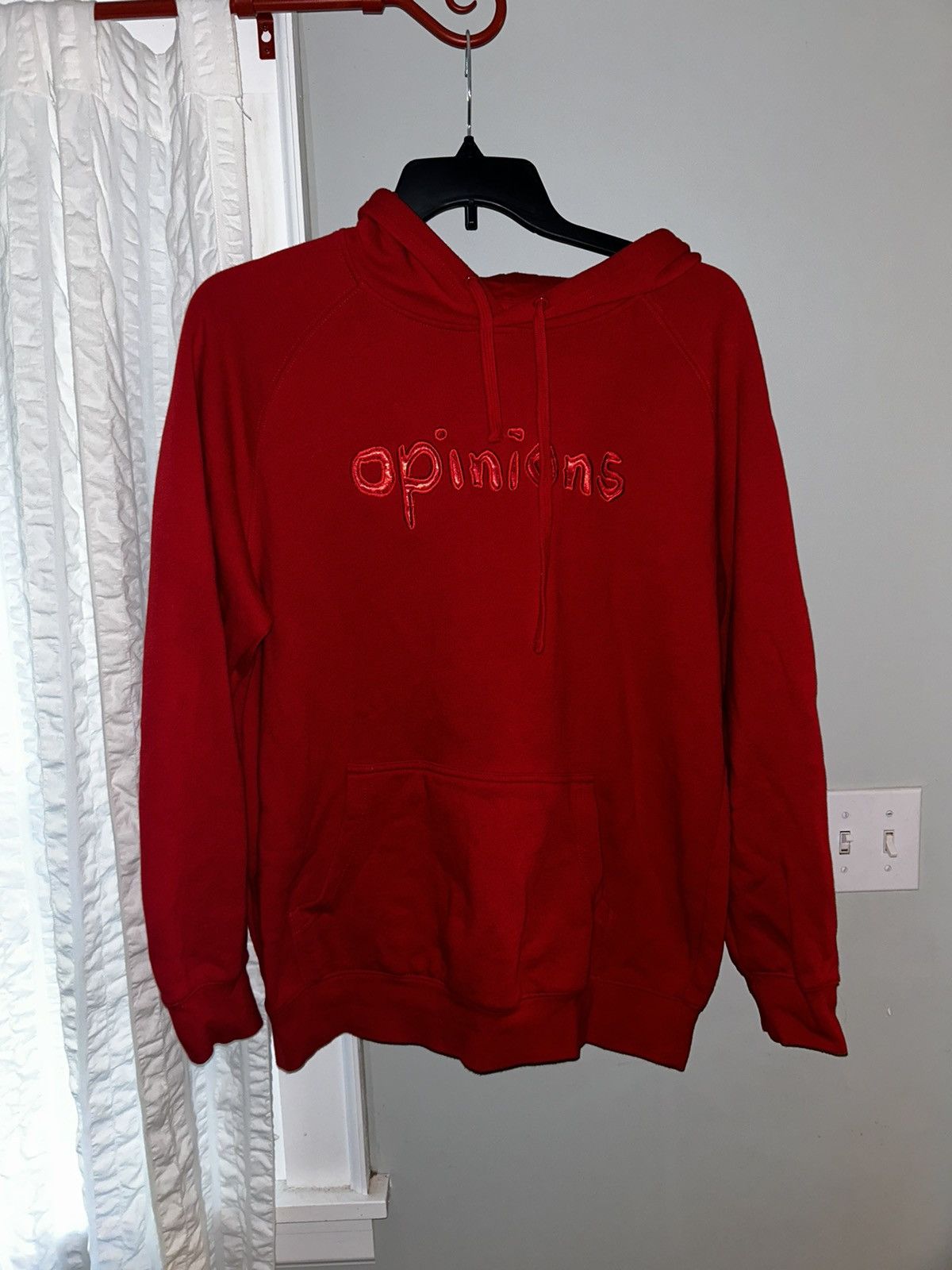 Other Opinions embroidered Red Satin Hoodie Size US L / EU 52-54 / 3 - 1 Thumbnail